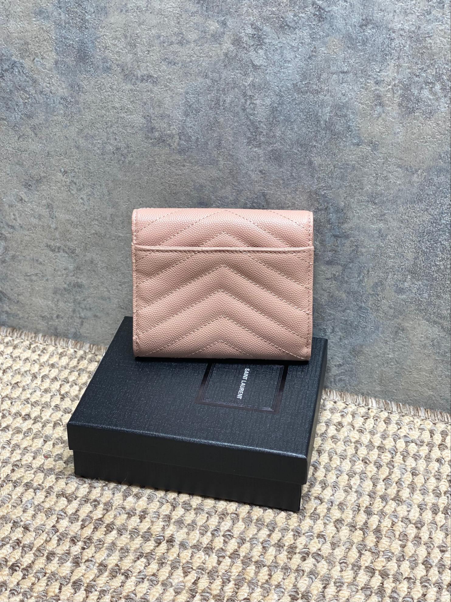 YSL Style Black Leather Wallet Bags detail image 2 from source 770785