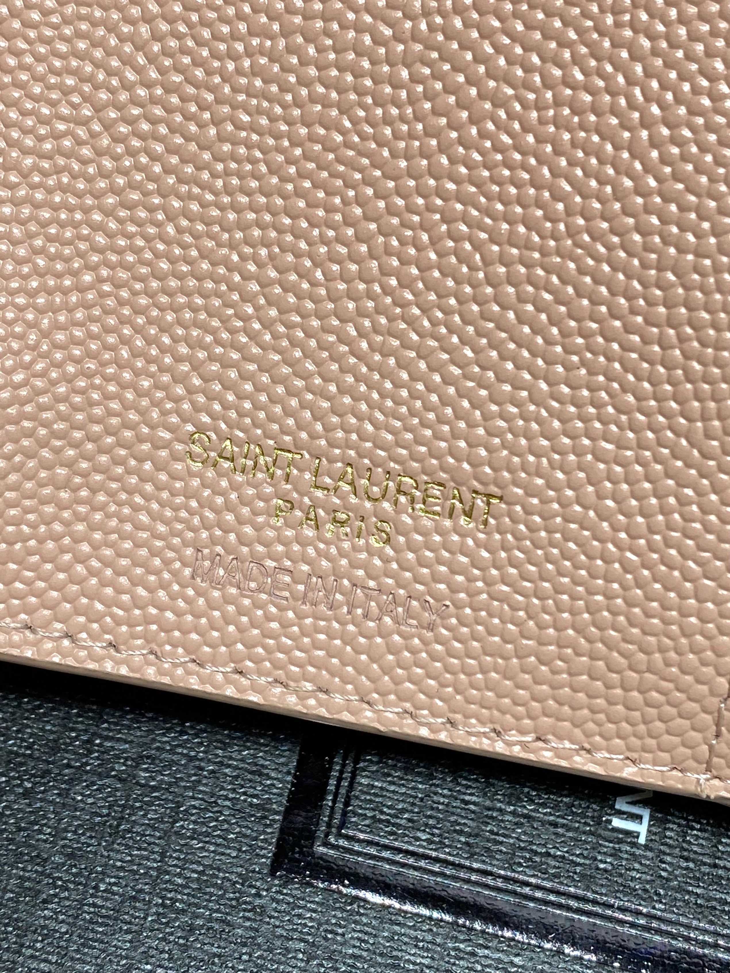 YSL Style Black Leather Wallet Bags detail image 9 from source 770785