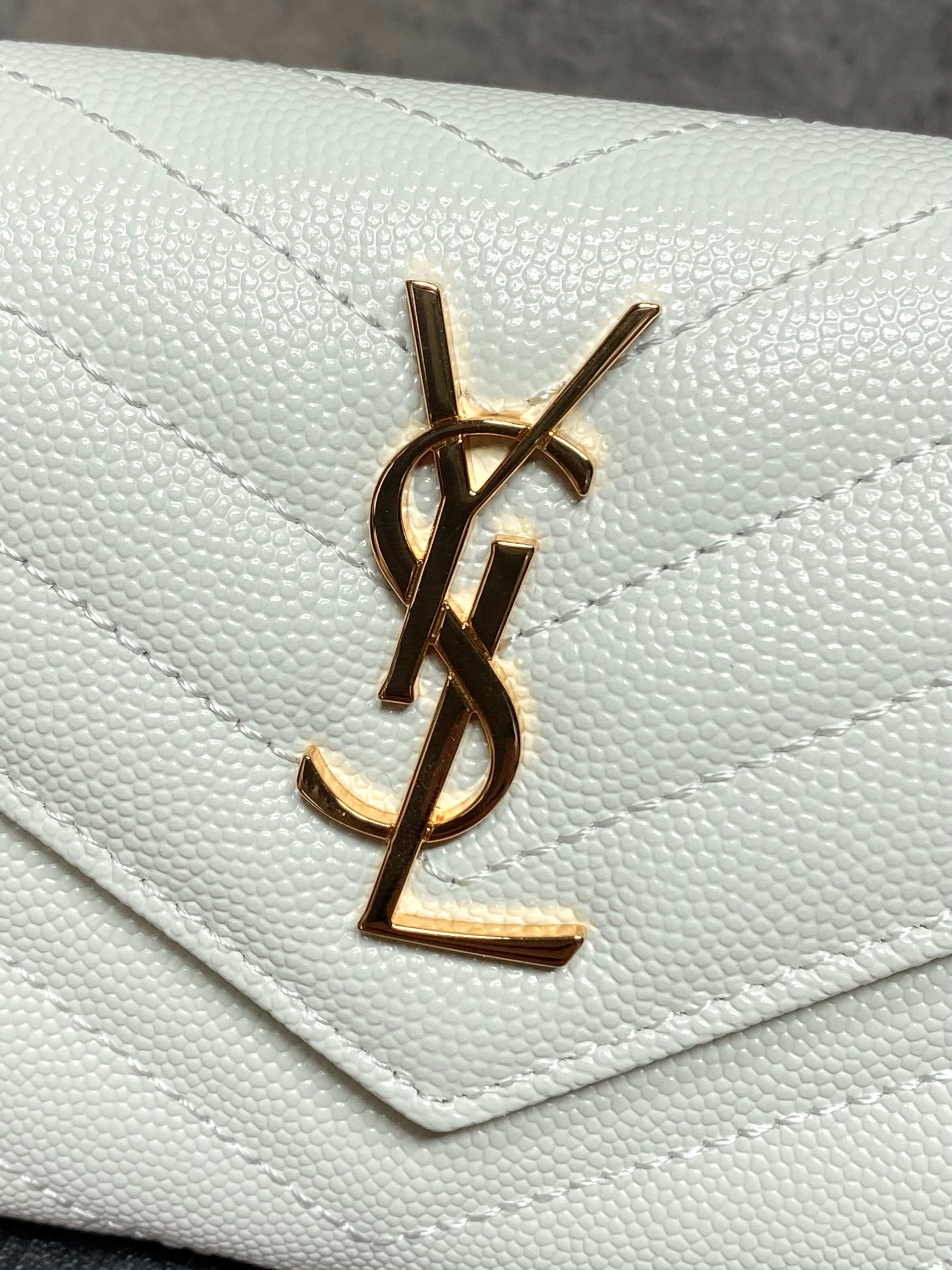 YSL Style Black Leather Wallet Bags detail image 8 from source 770786