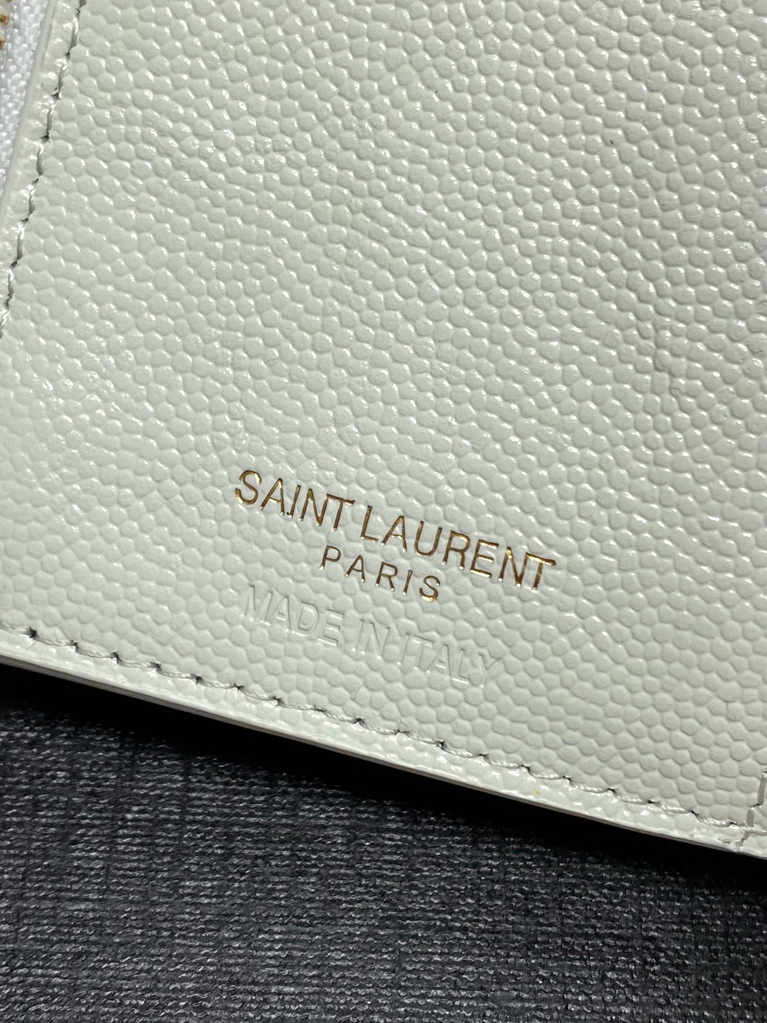 YSL Style Black Leather Wallet Bags detail image 9 from source 770786