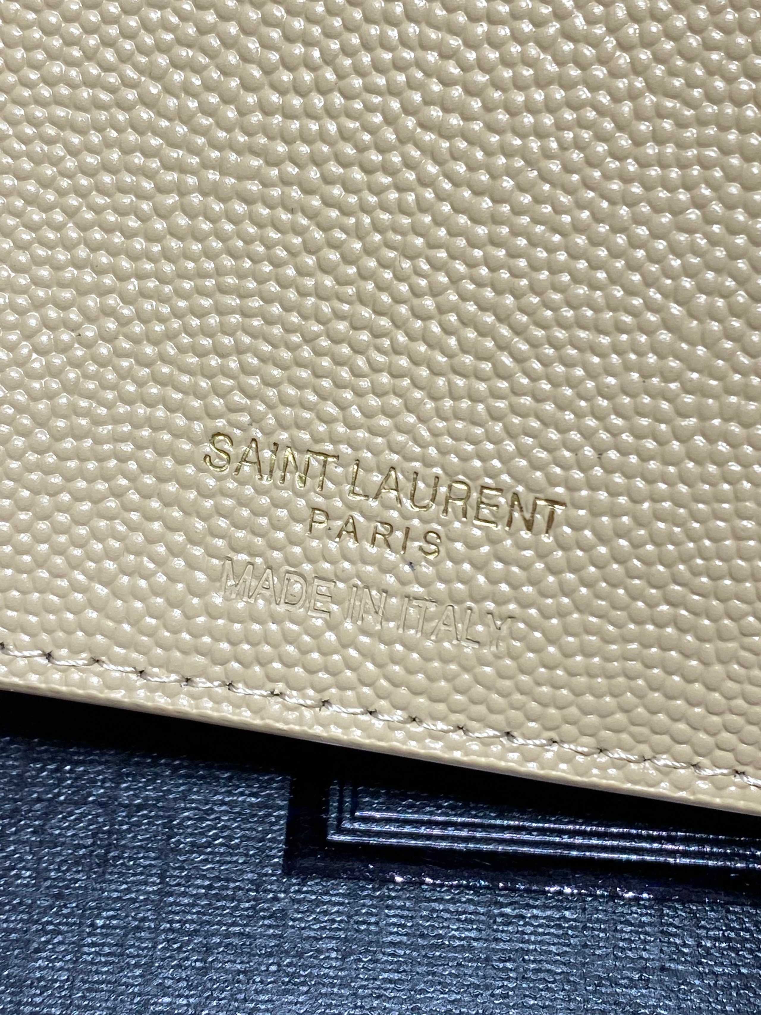 YSL Style Black Leather Wallet Bags detail image 9 from source 770787