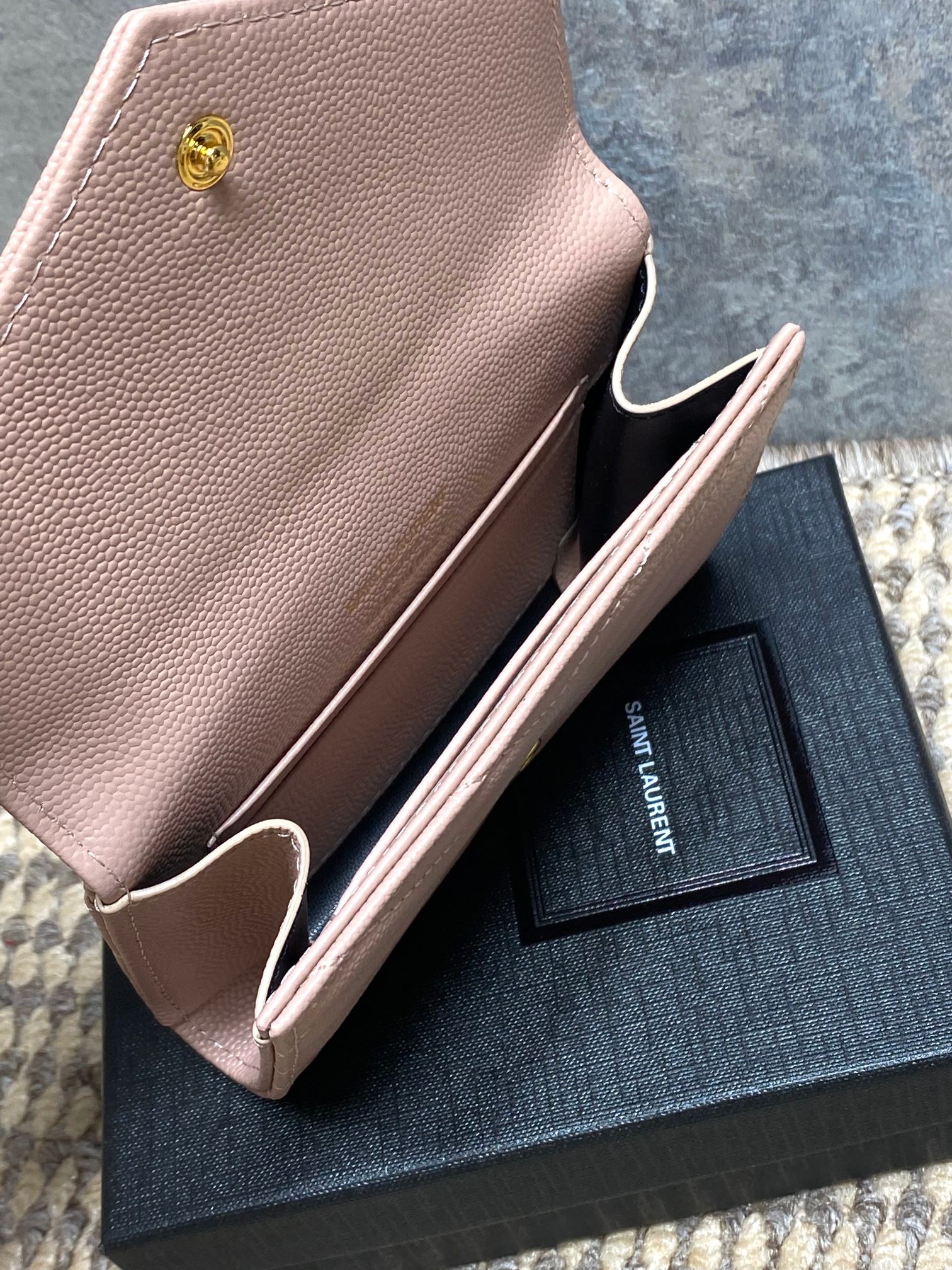 YSL Style Leather Card Holder Bags detail image 9 from source 770792