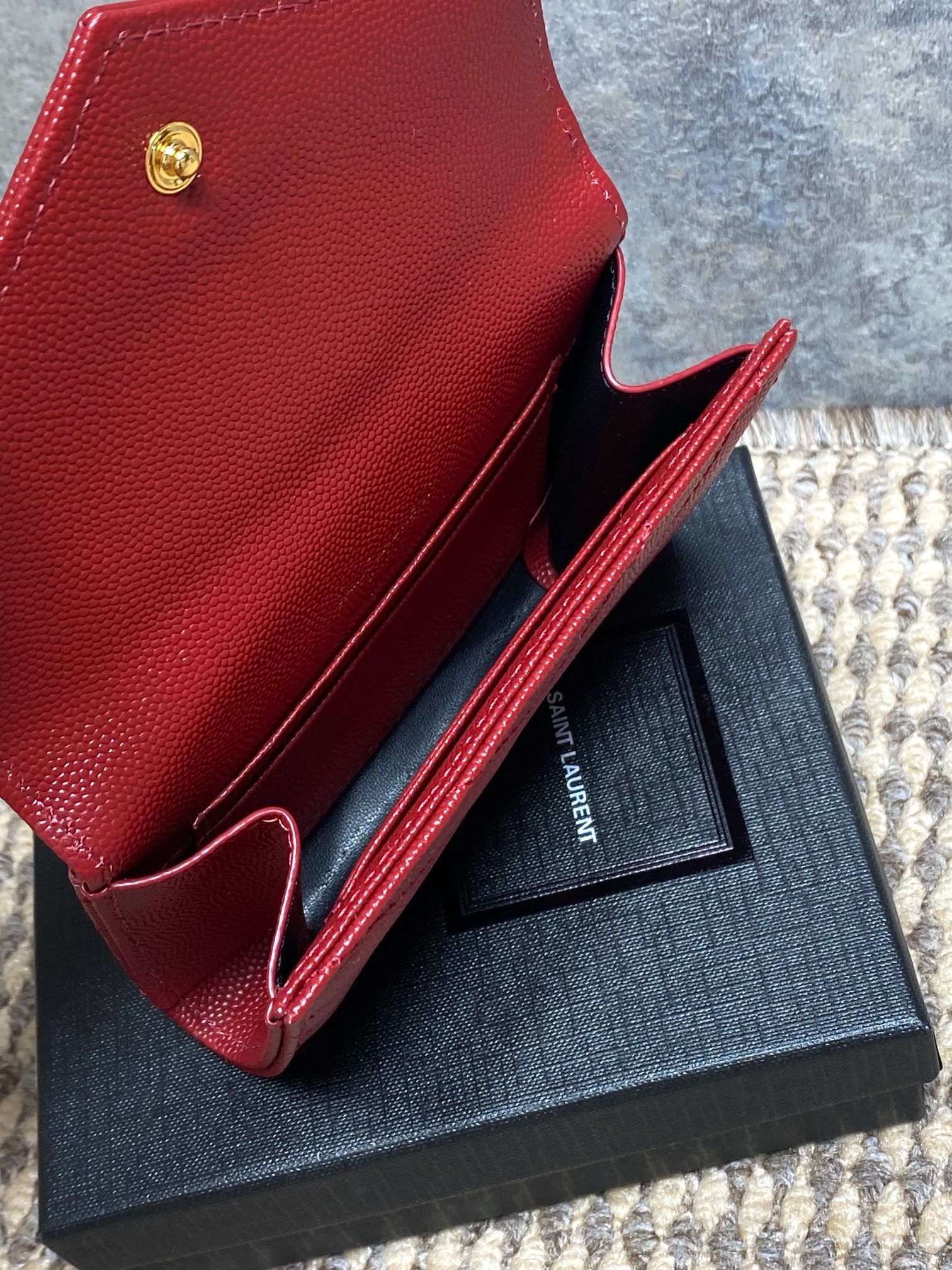 YSL Style Leather Card Holder Bags detail image 9 from source 770795
