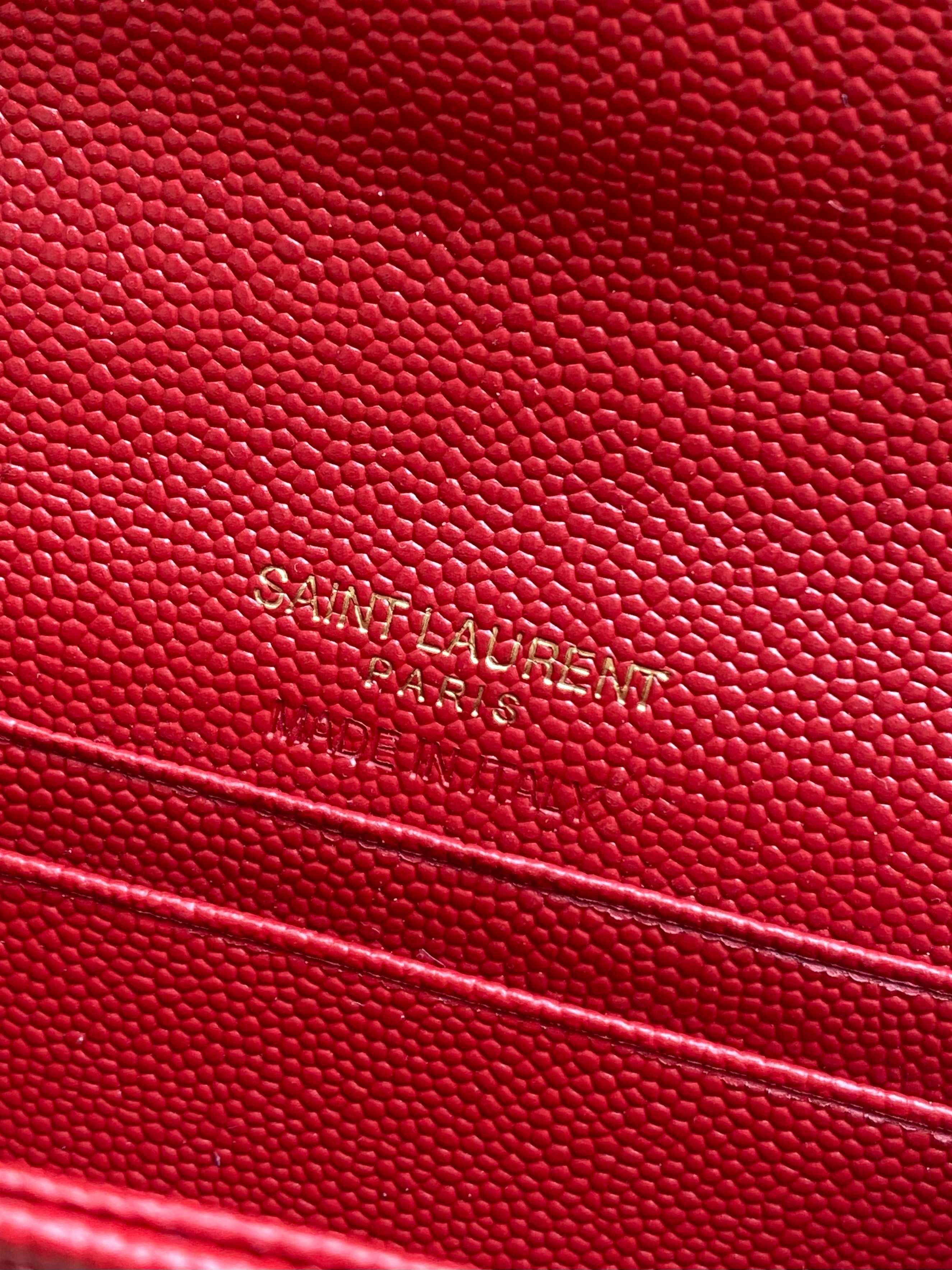 YSL Style Leather Card Holder Bags detail image 8 from source 770795