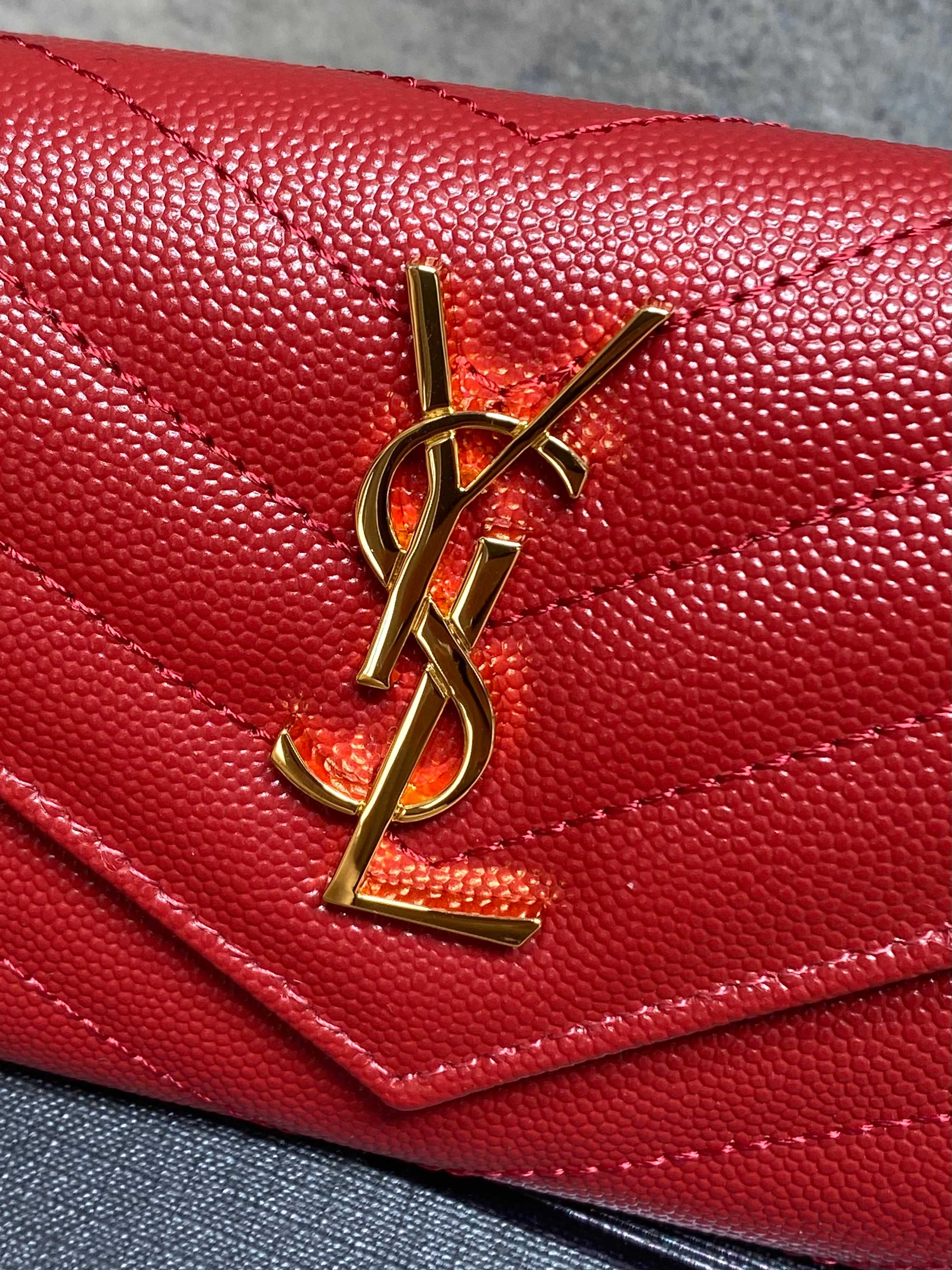YSL Style Leather Card Holder Bags detail image 7 from source 770795