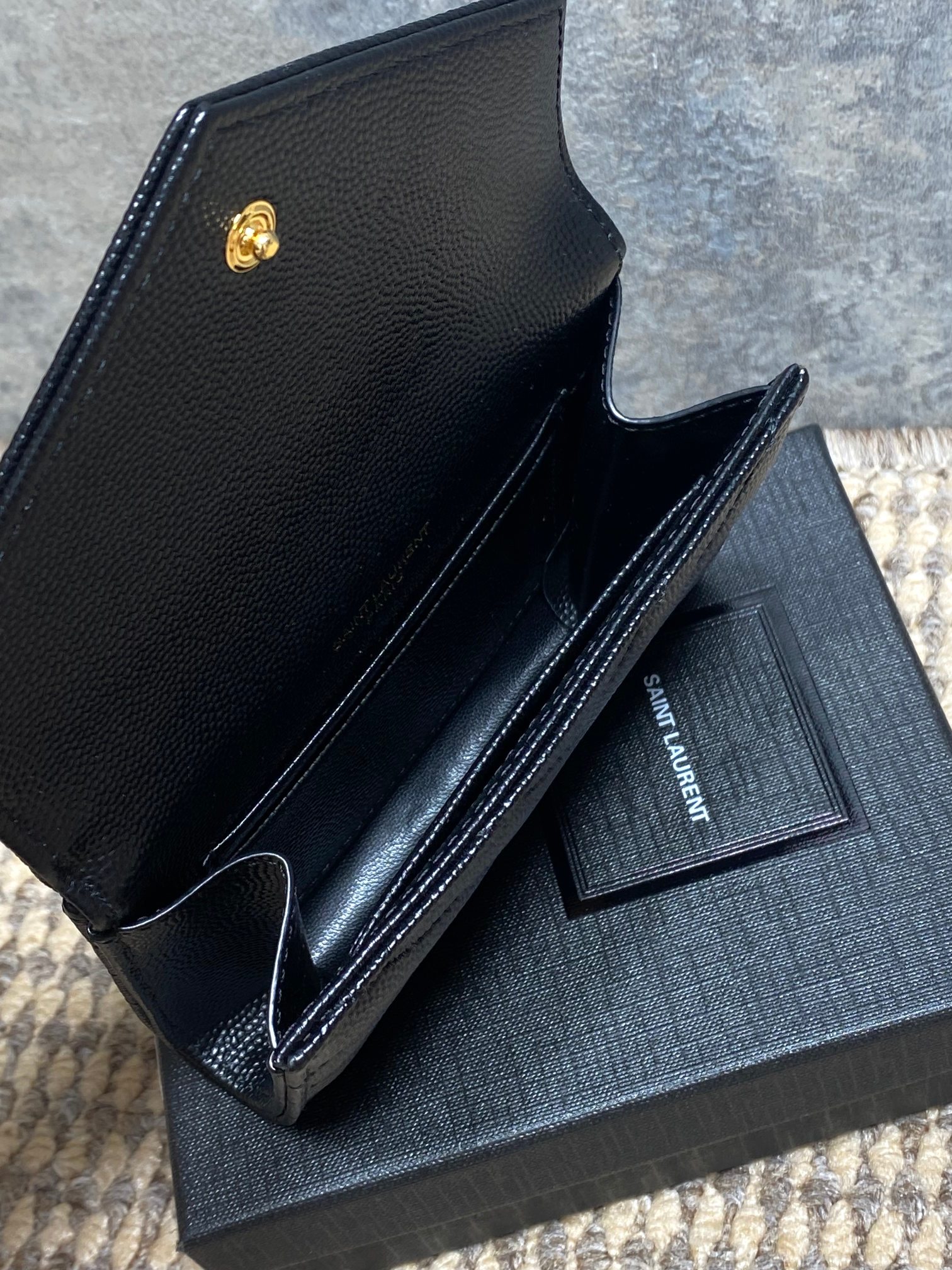 YSL Style Leather Card Holder Bags detail image 9 from source 770798