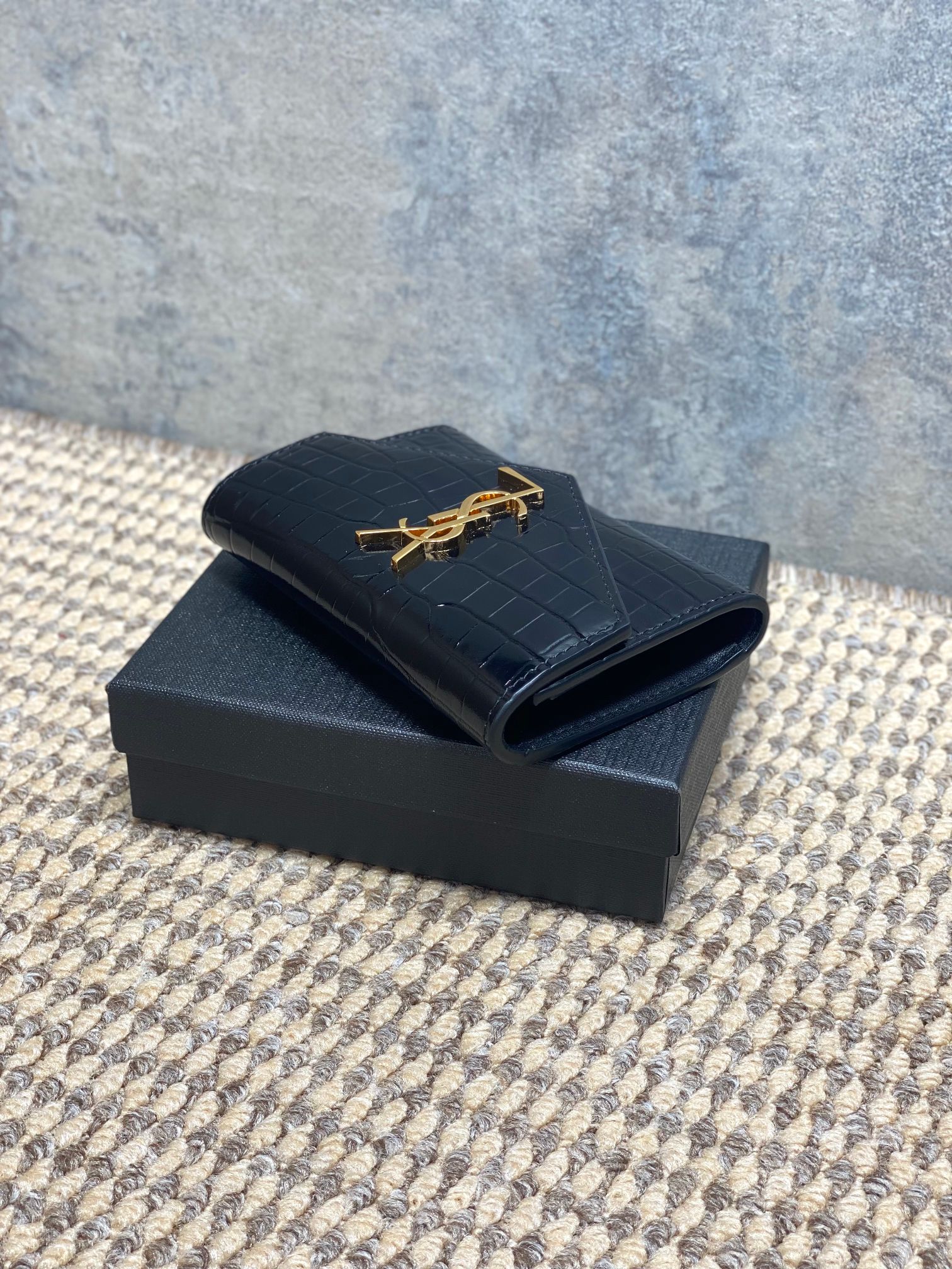 YSL Style Leather Card Holder Bags detail image 4 from source 770799