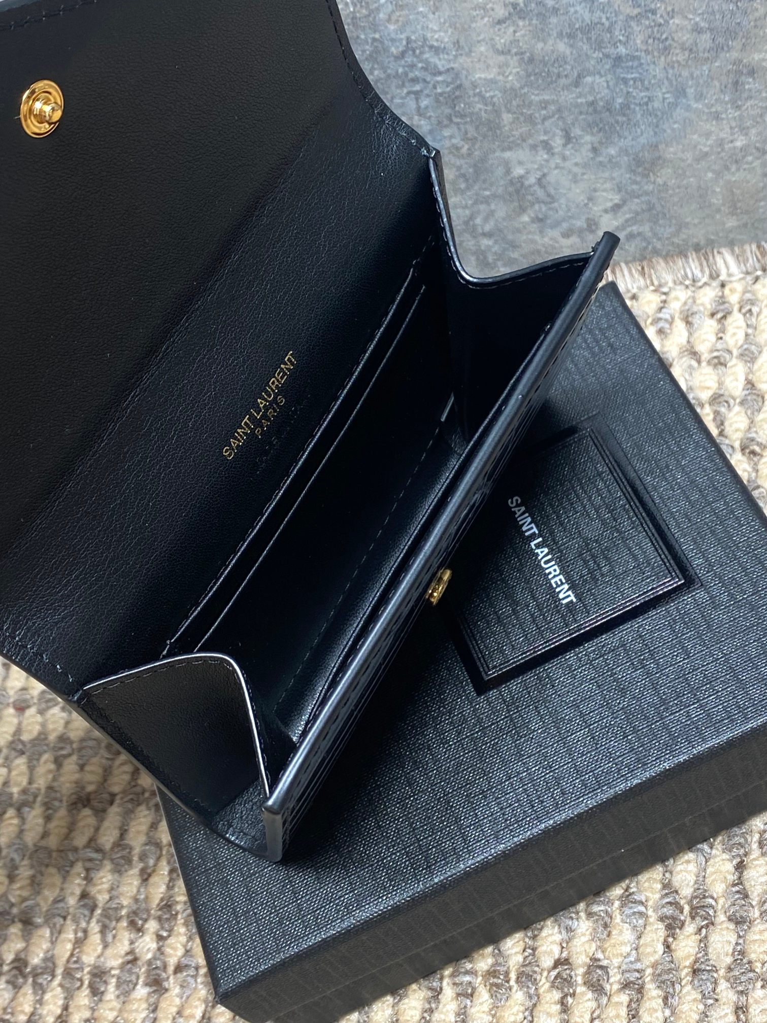 YSL Style Leather Card Holder Bags detail image 9 from source 770799