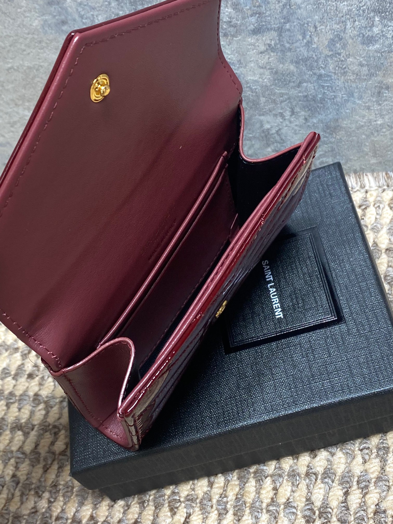 YSL Style Leather Card Holder Bags detail image 9 from source 770801