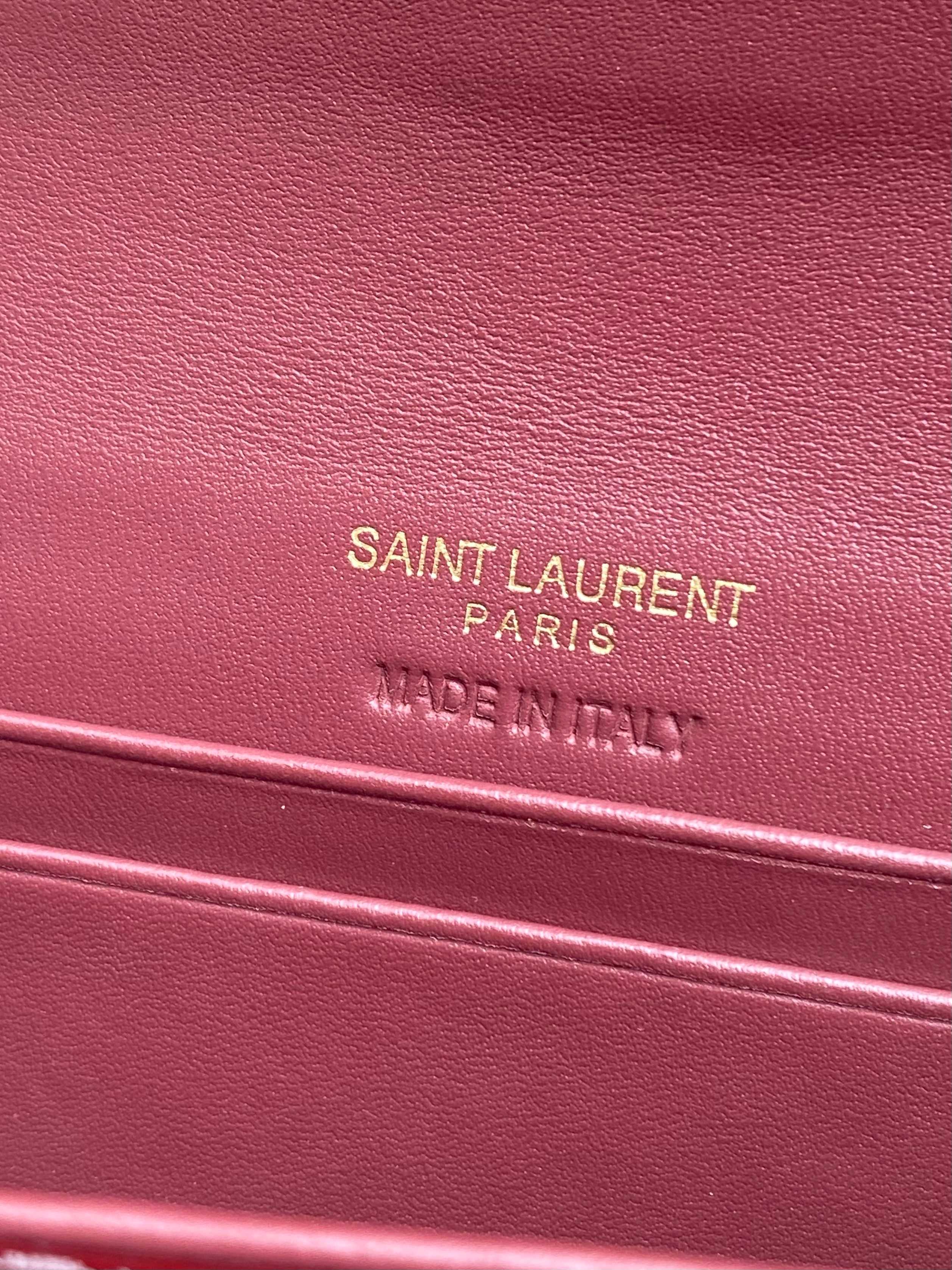 YSL Style Leather Card Holder Bags detail image 8 from source 770801