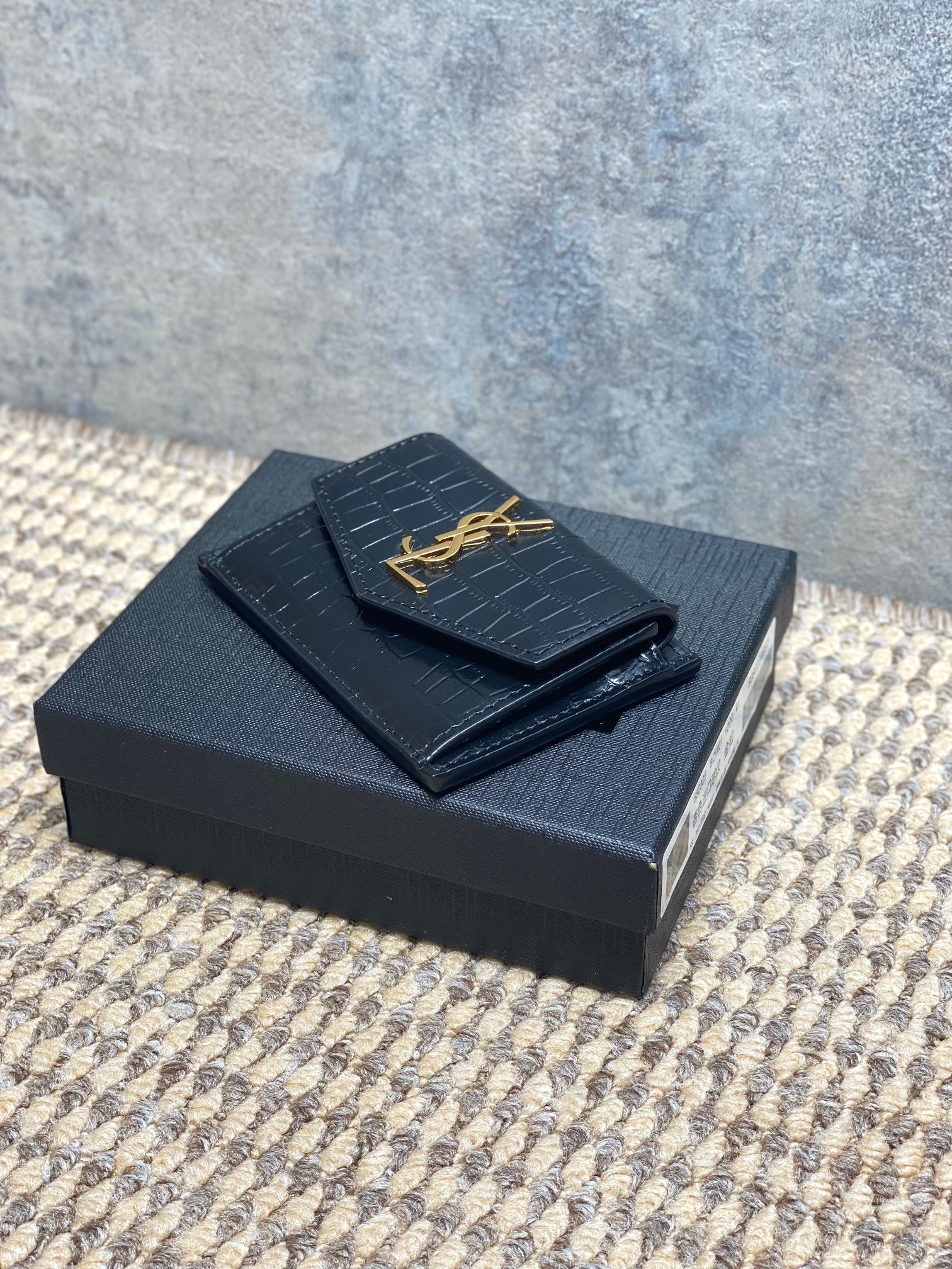 YSL Style Leather Card Holder Bags detail image 3 from source 770808