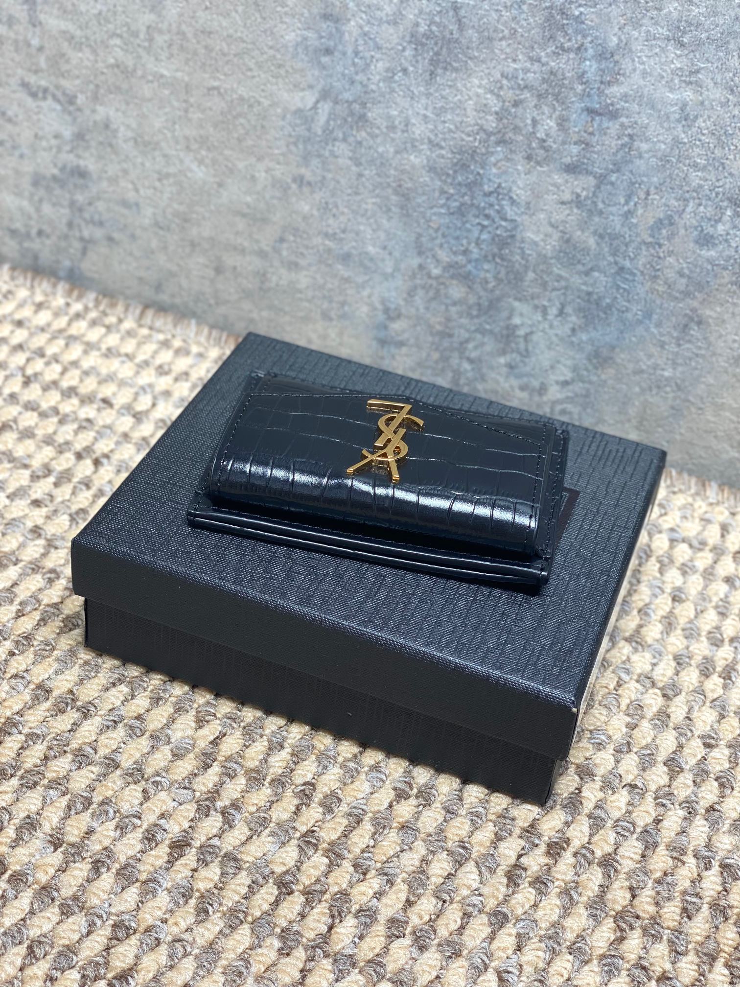 YSL Style Leather Card Holder Bags detail image 4 from source 770808