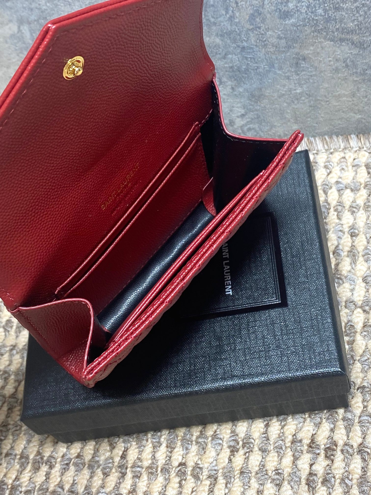 YSL Style Leather Card Holder Bags detail image 9 from source 770809