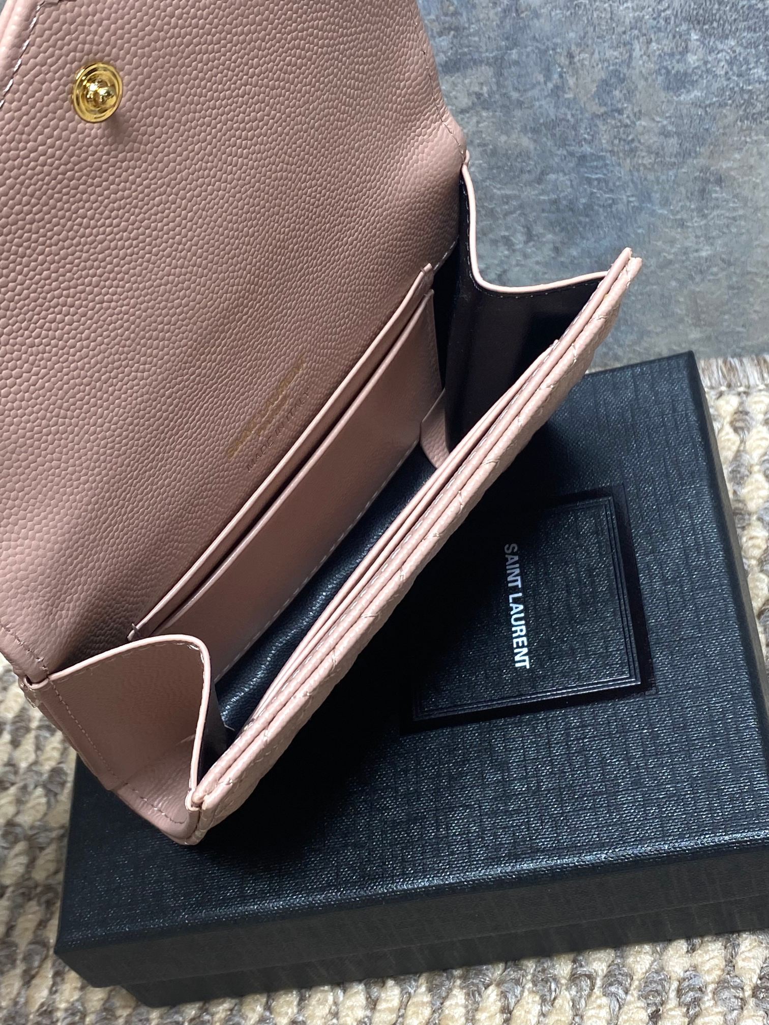 YSL Style Leather Card Holder Bags detail image 9 from source 770811