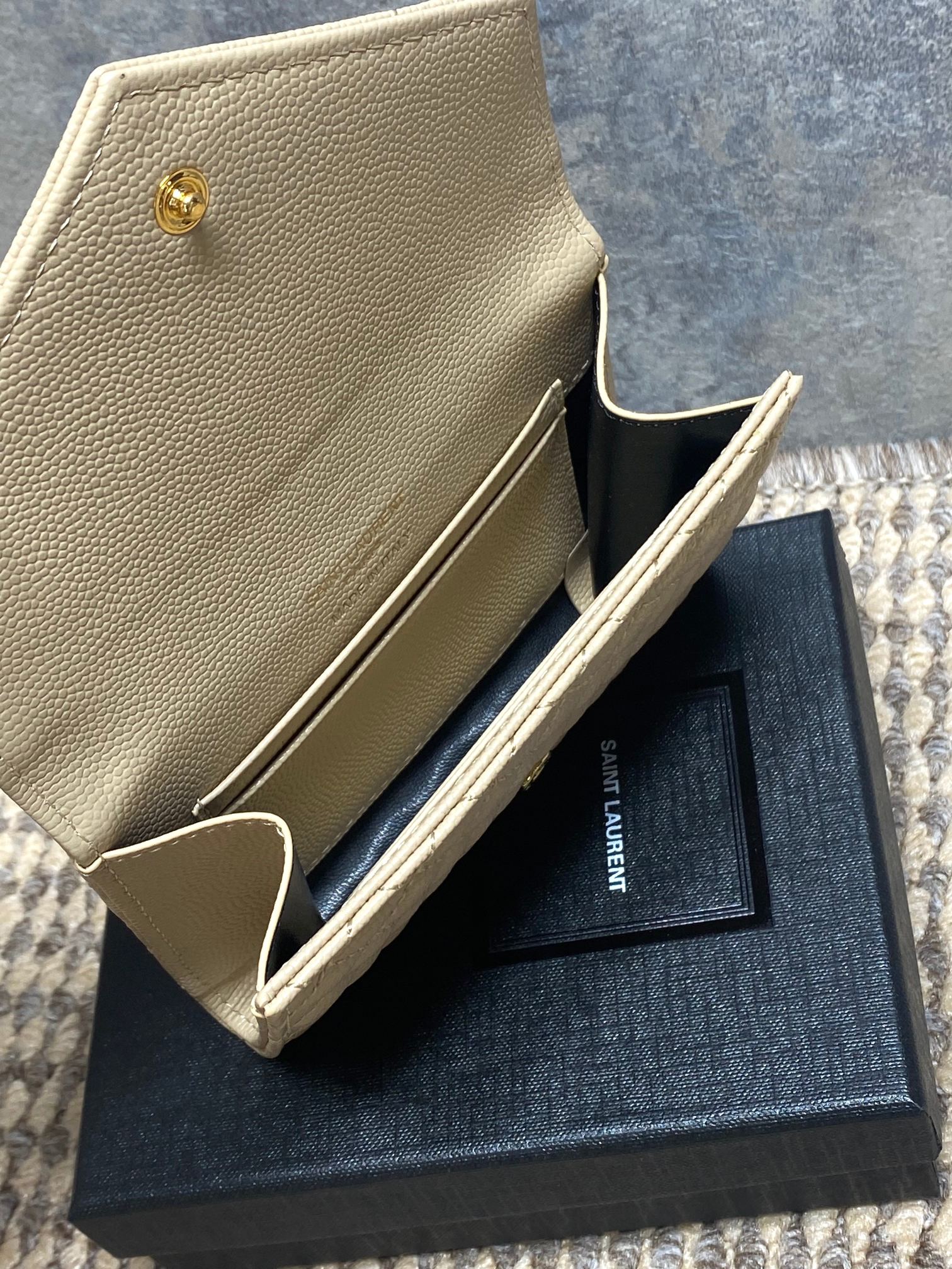YSL Style Leather Card Holder Bags detail image 9 from source 770812