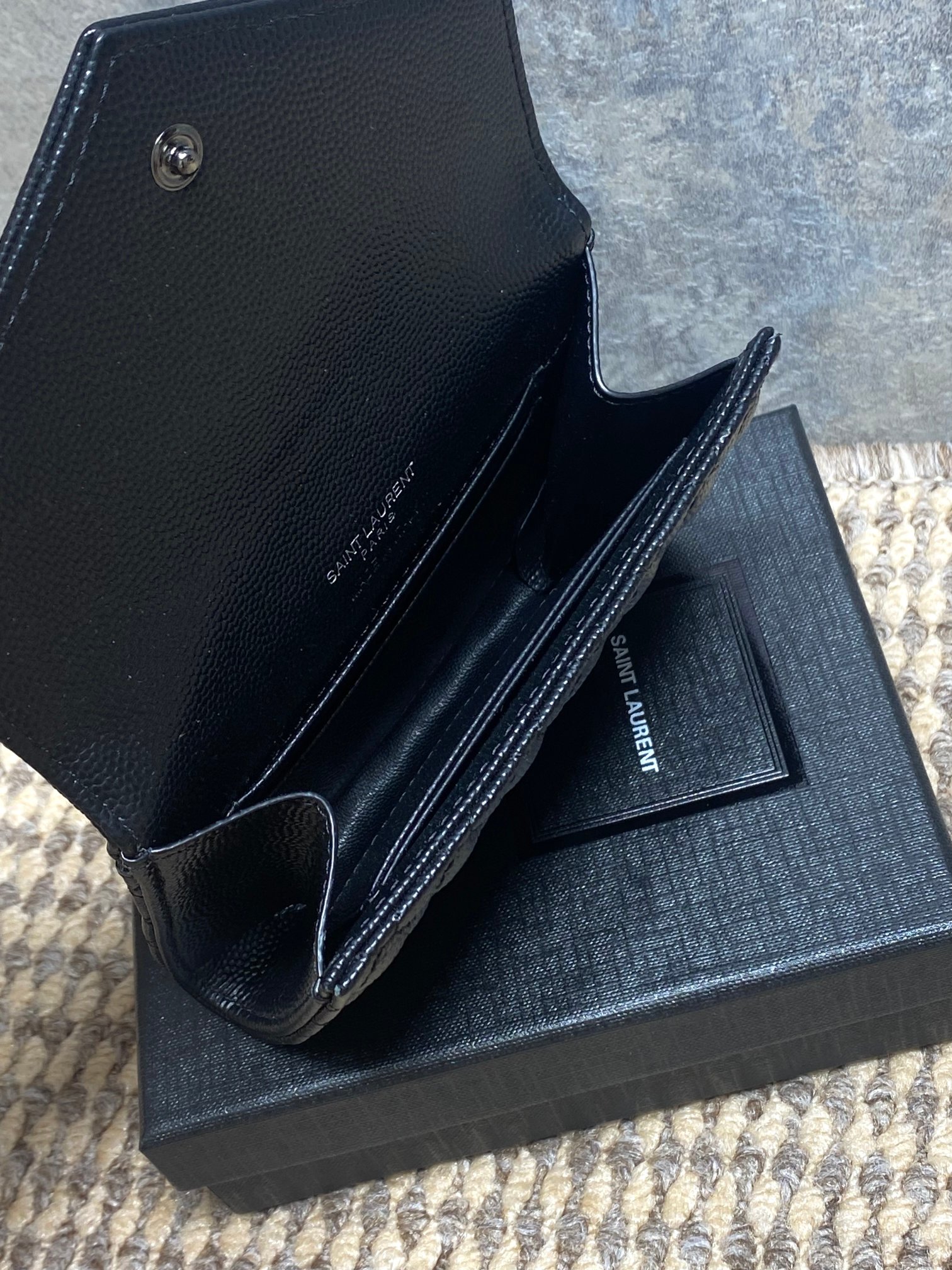 YSL Style Leather Card Holder Bags detail image 9 from source 770814