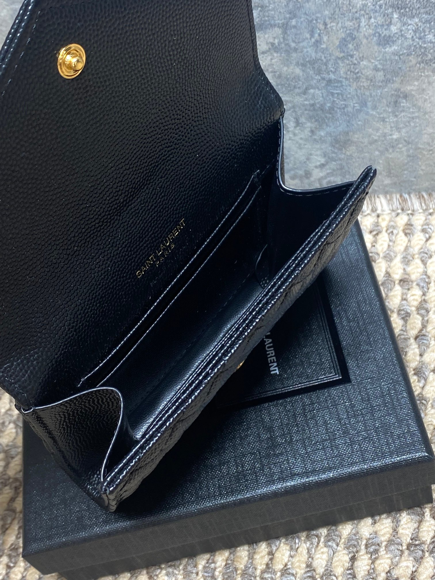 YSL Style Leather Card Holder Bags detail image 9 from source 770815