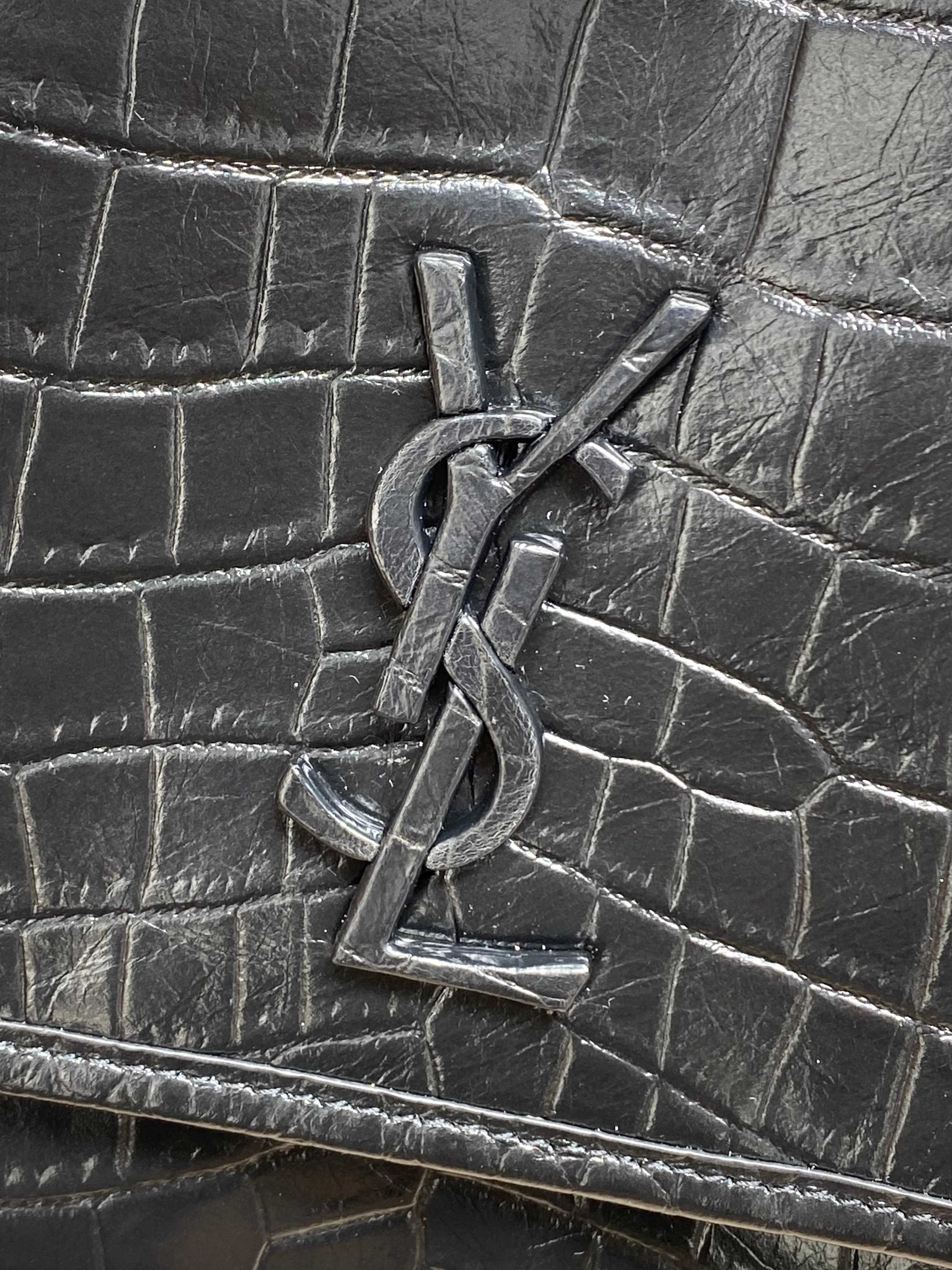 YSL Style Black Leather Top Handle Bag style reference detail image 5 from source 770771