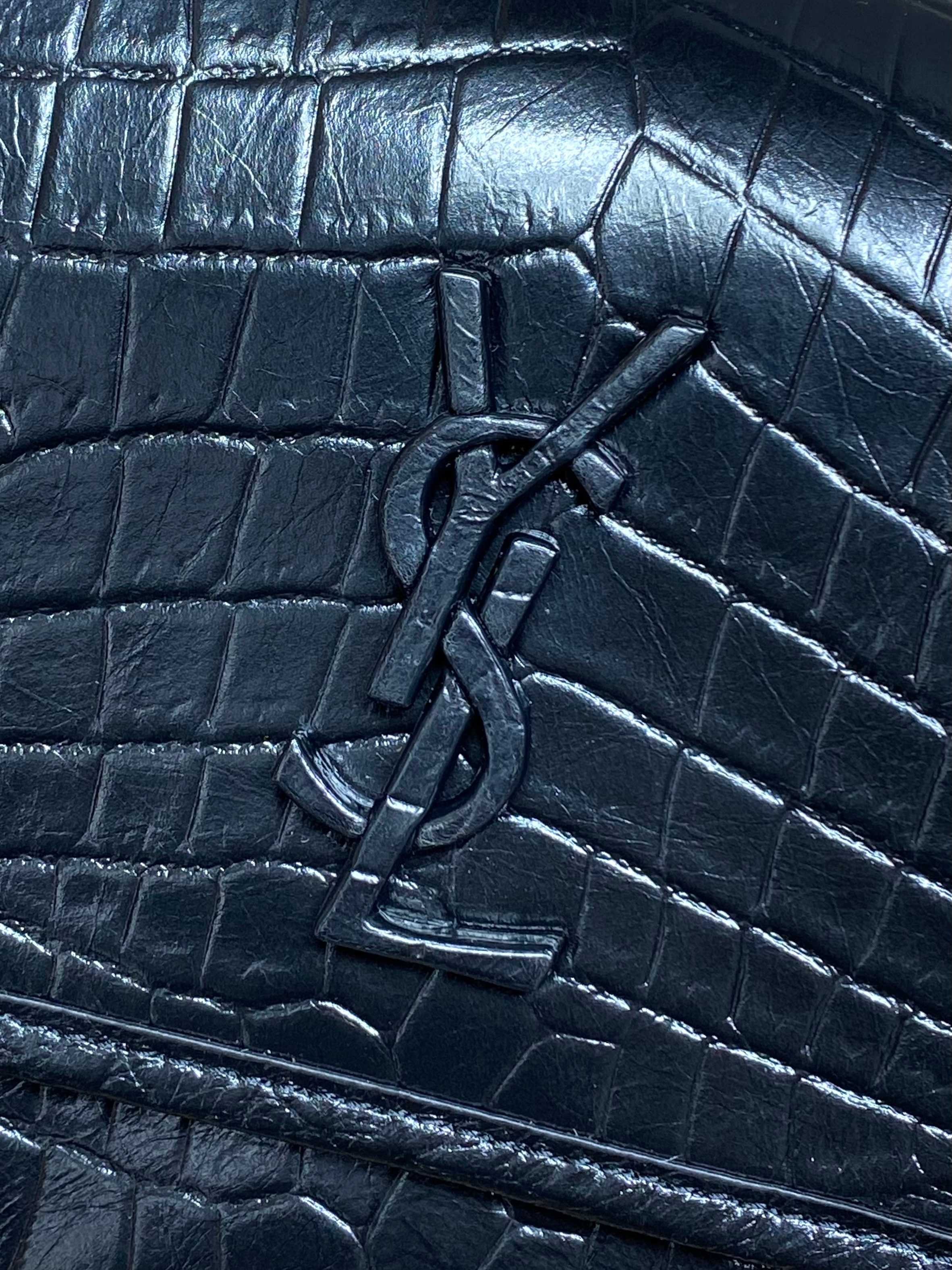 YSL Style Black Leather Top Handle Bag style reference detail image 5 from source 770772