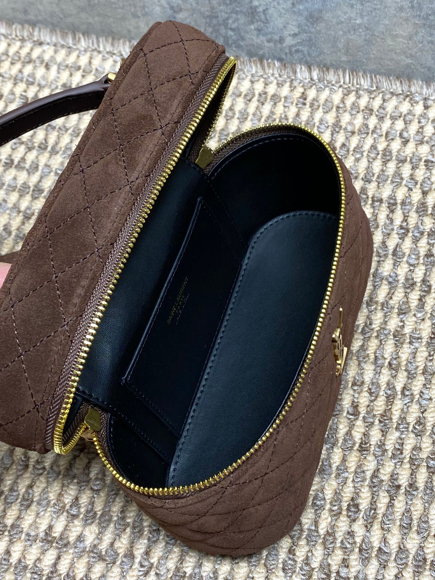 YSL Style Brown Leather Crossbody Bag style reference detail image 9 from source 770769