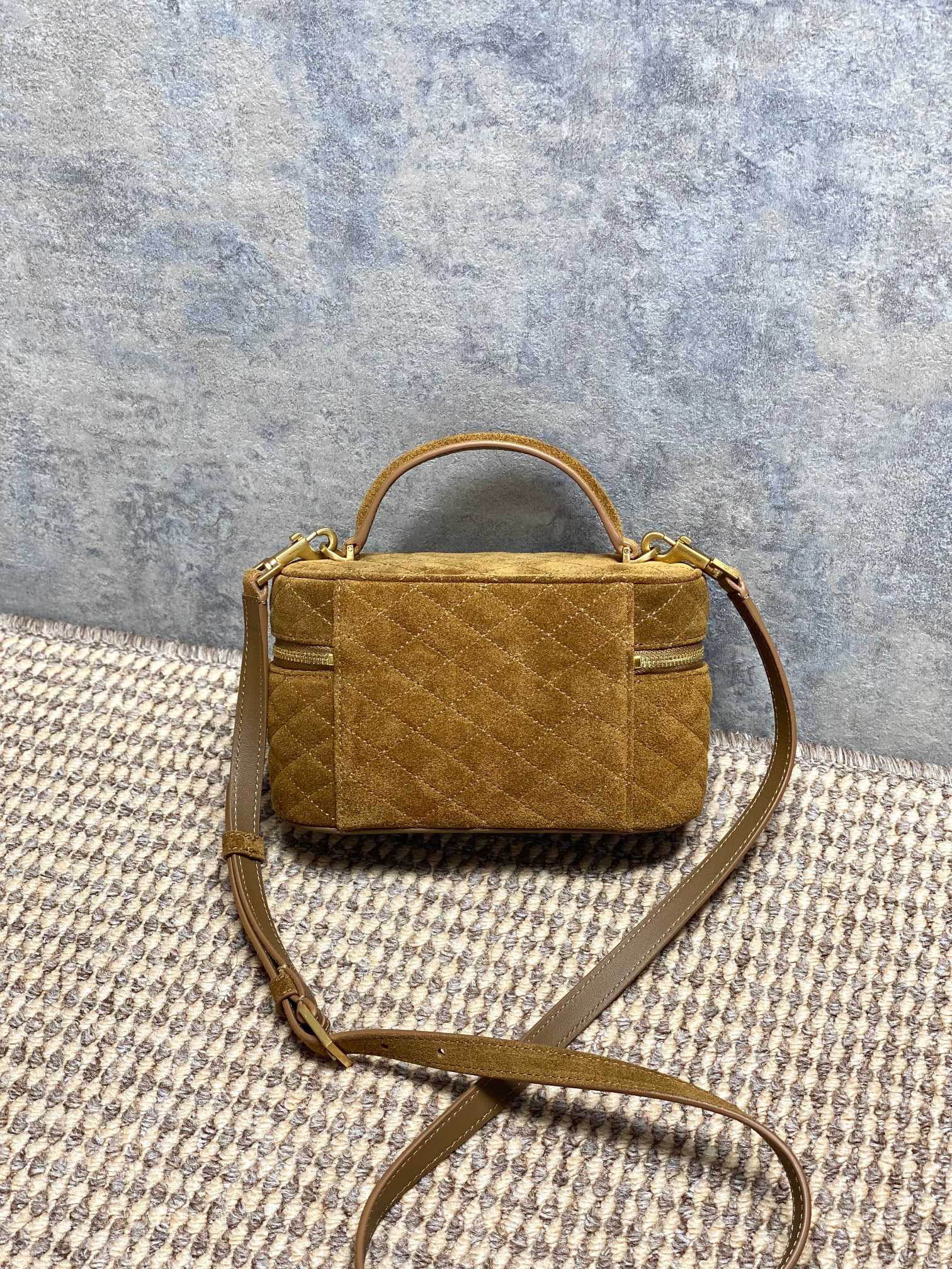 YSL Style Brown Leather Crossbody Bag style reference detail image 2 from source 770770