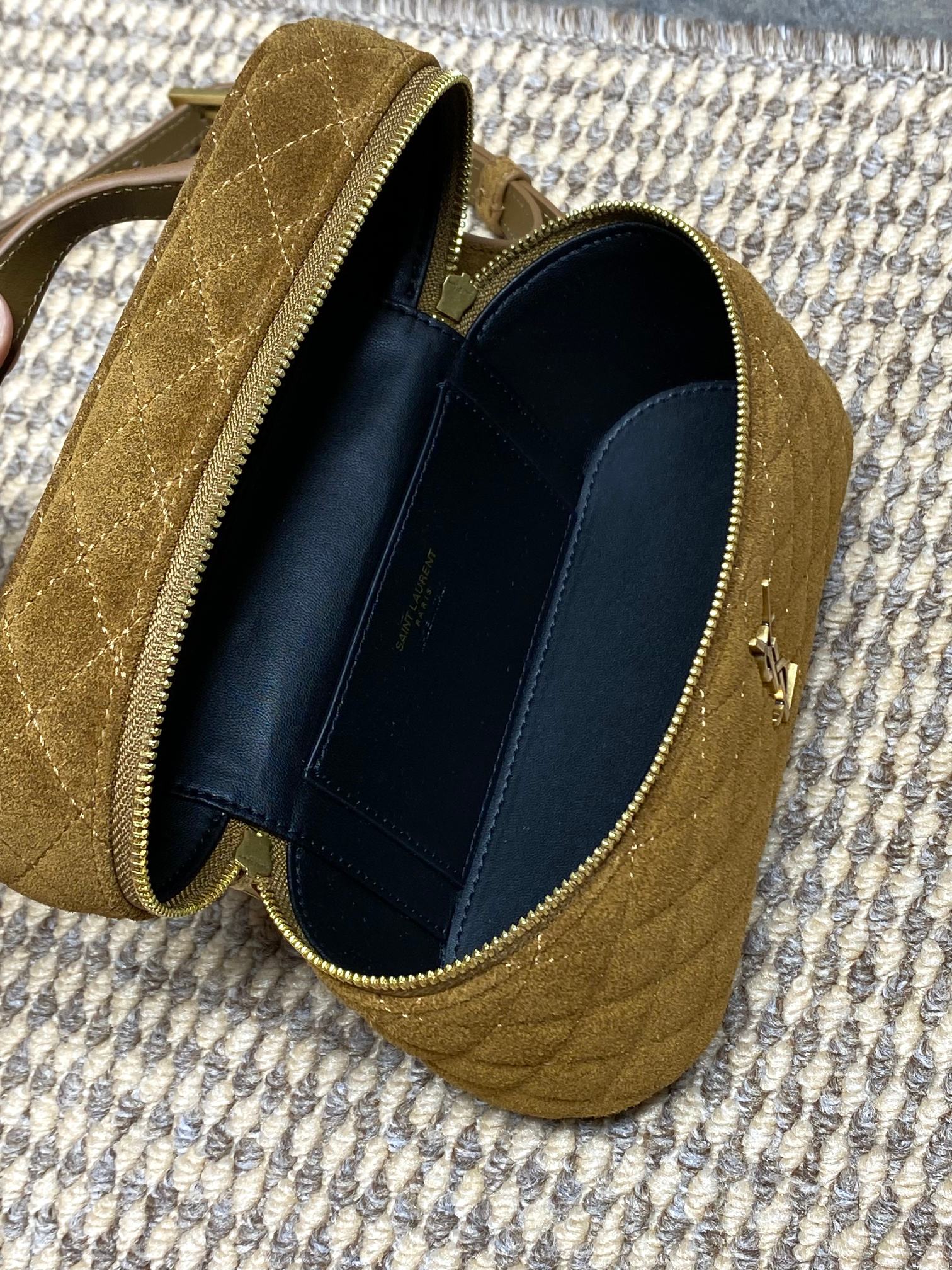 YSL Style Brown Leather Crossbody Bag style reference detail image 9 from source 770770