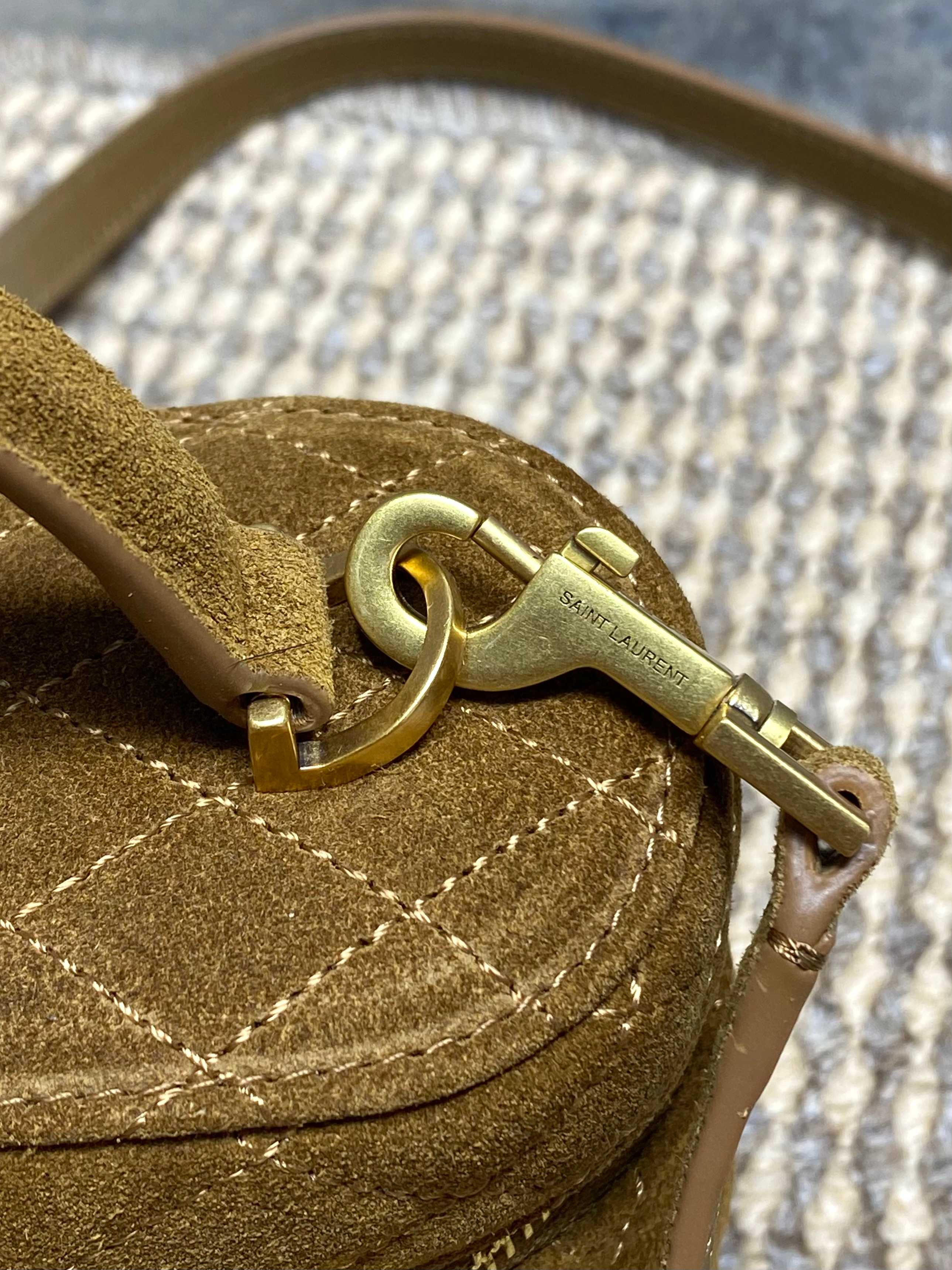 YSL Style Brown Leather Crossbody Bag style reference detail image 8 from source 770770
