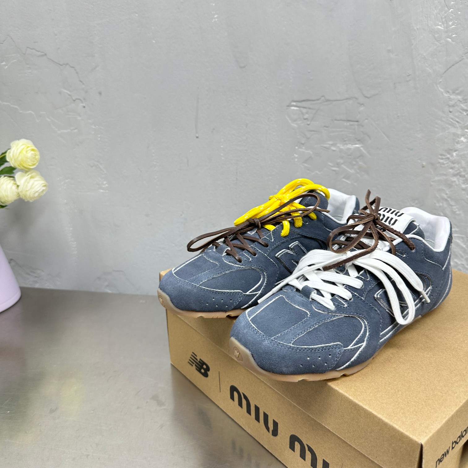 Miu Miu x New Balance 530SL Recreational Shoes with Unique Design