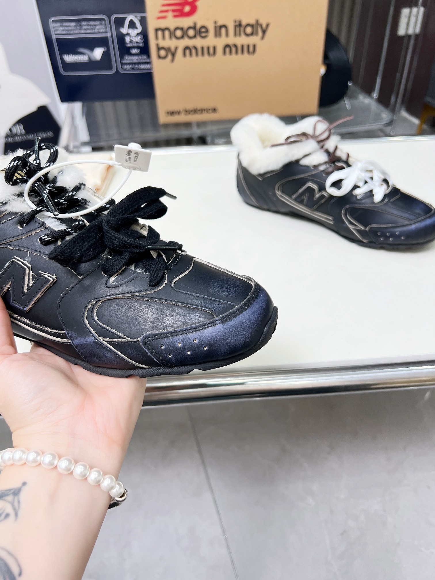 皮➕20🔥🔥🔥🔥毛裡MiuMiu繆繆 頂級版本情侶款👫x New Balance NB530 休閒 運動鞋 阿甘鞋 德訓鞋