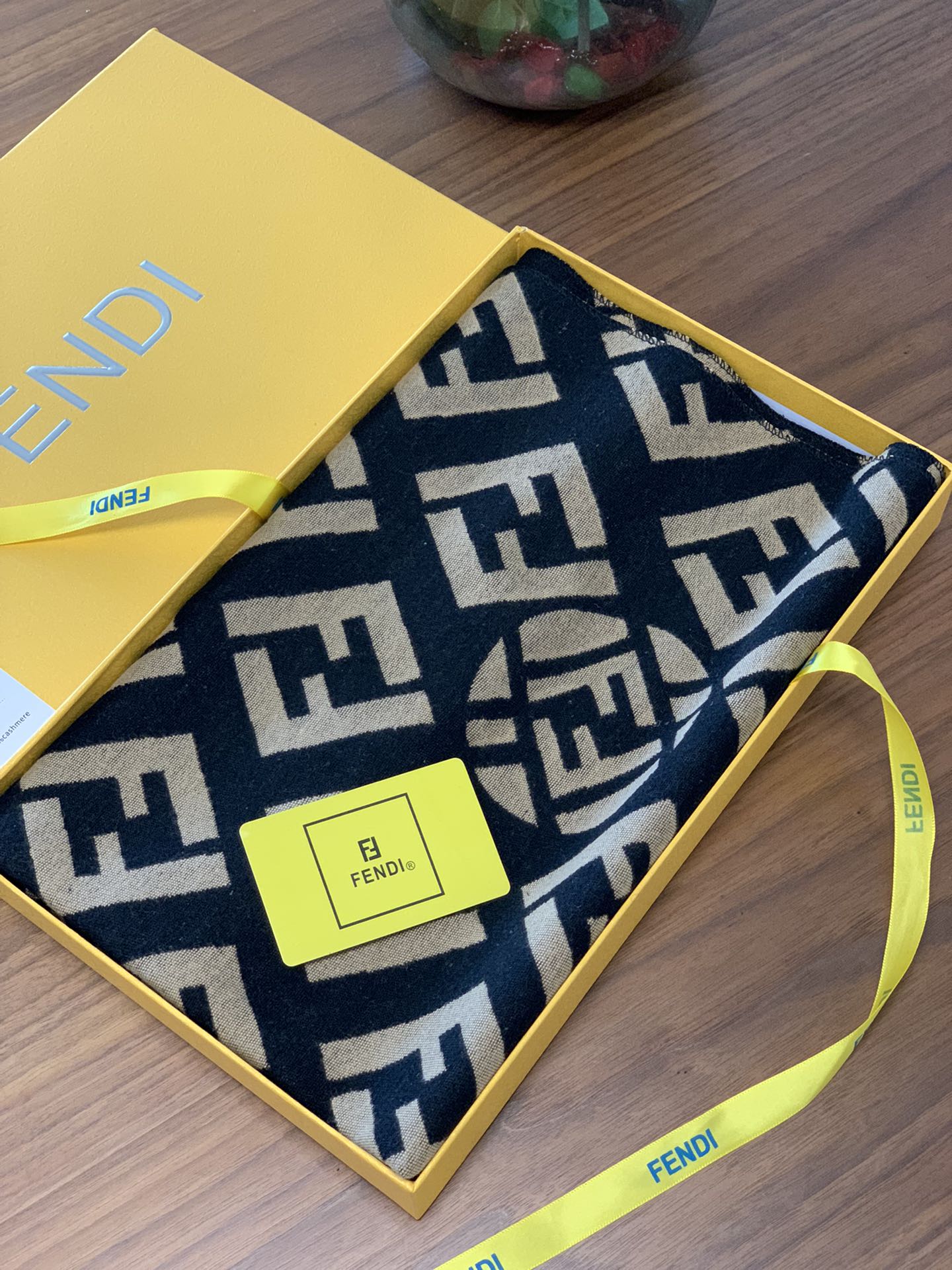 Fendi Haute Couture Haute Couture Artisanal Silk Scarf Shawl 2