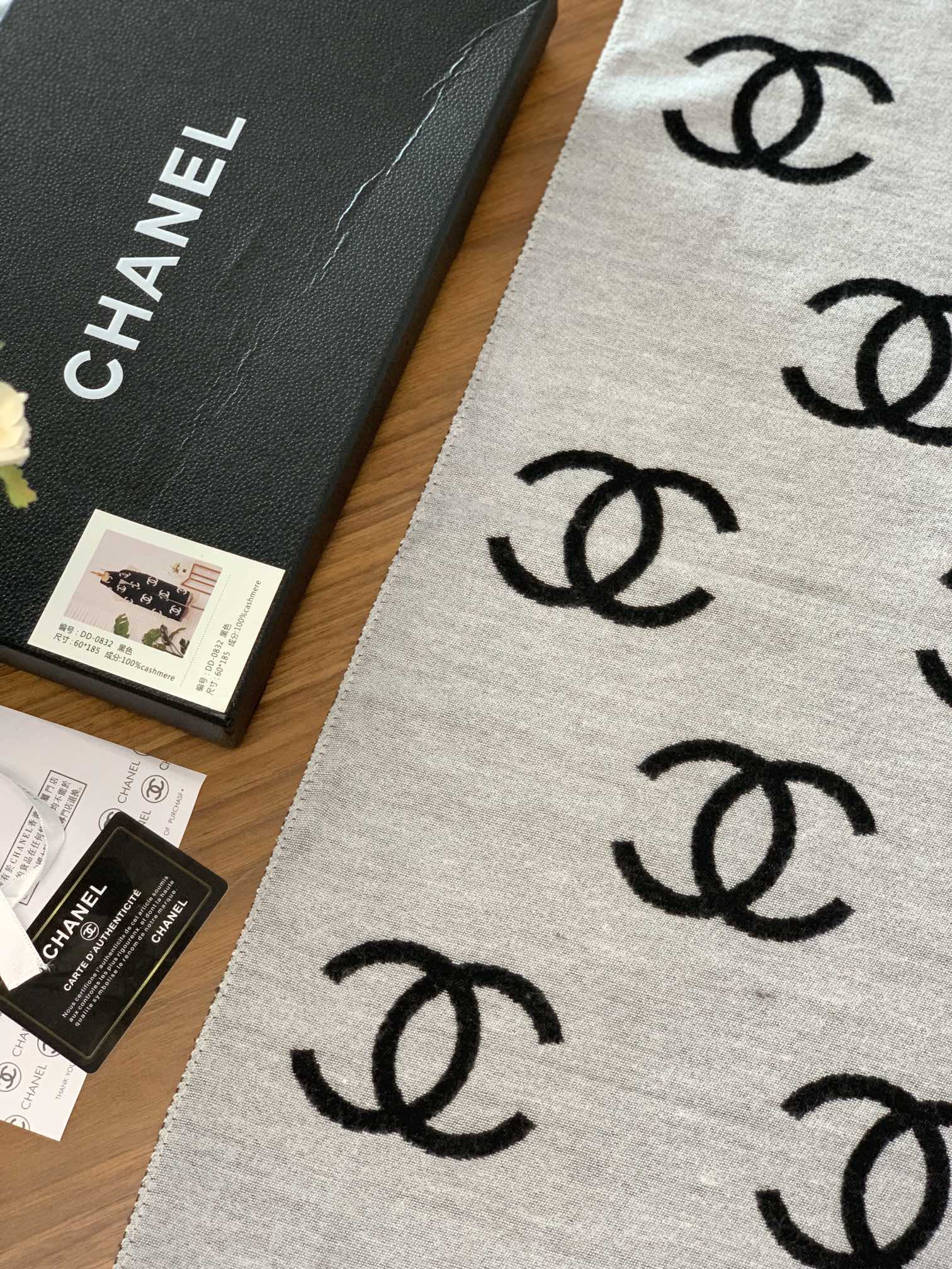 Chanel Haute Couture Haute Couture Artisanal Silk Scarf Shawl 3
