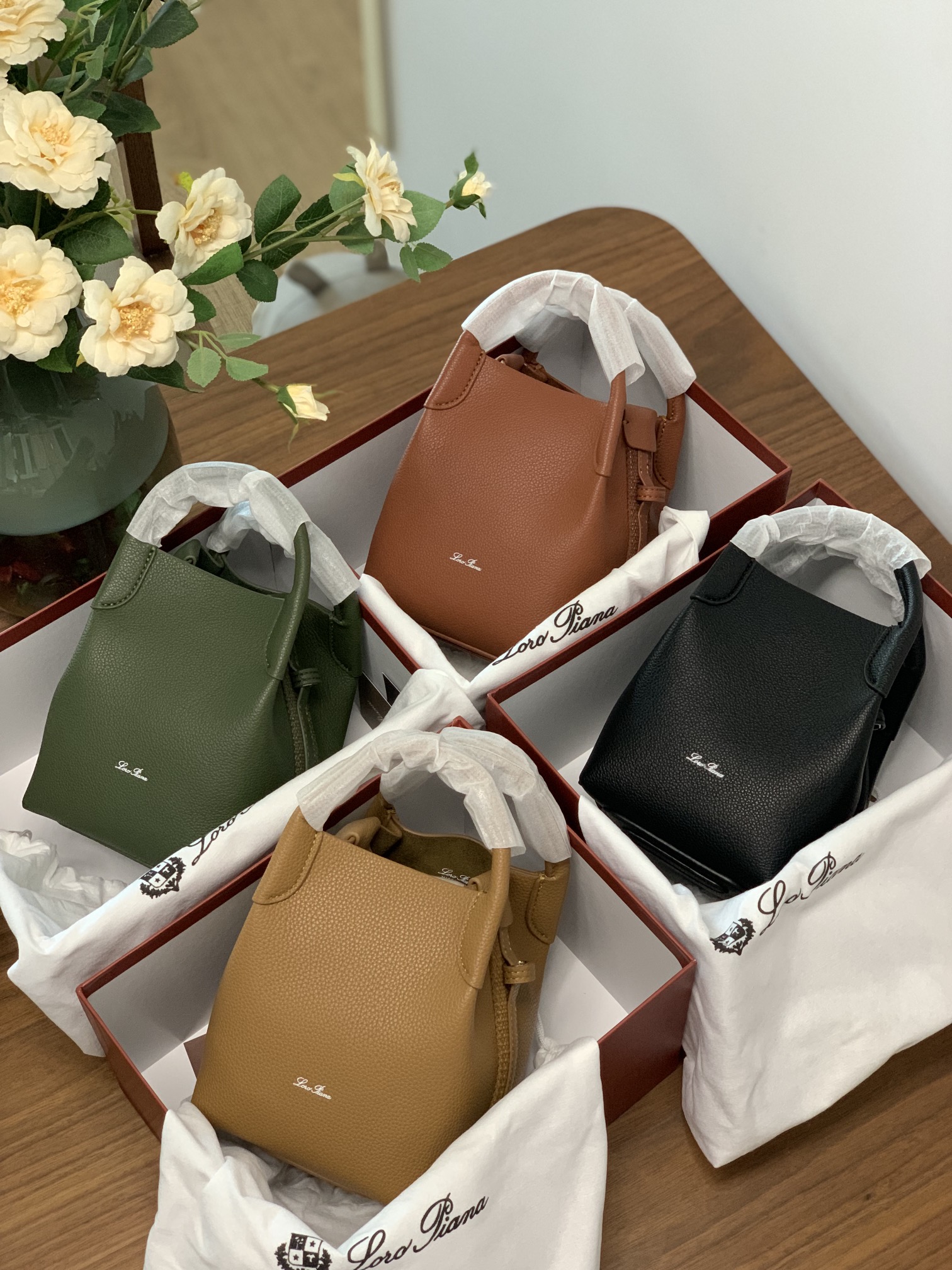 Loro Piana Bale Collection Bucket Bag - Bag