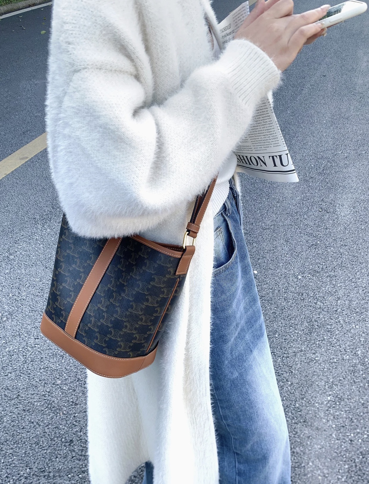 Jacquemus Luxury Designer Handbag Shoulder Crossbody Bag crafted in