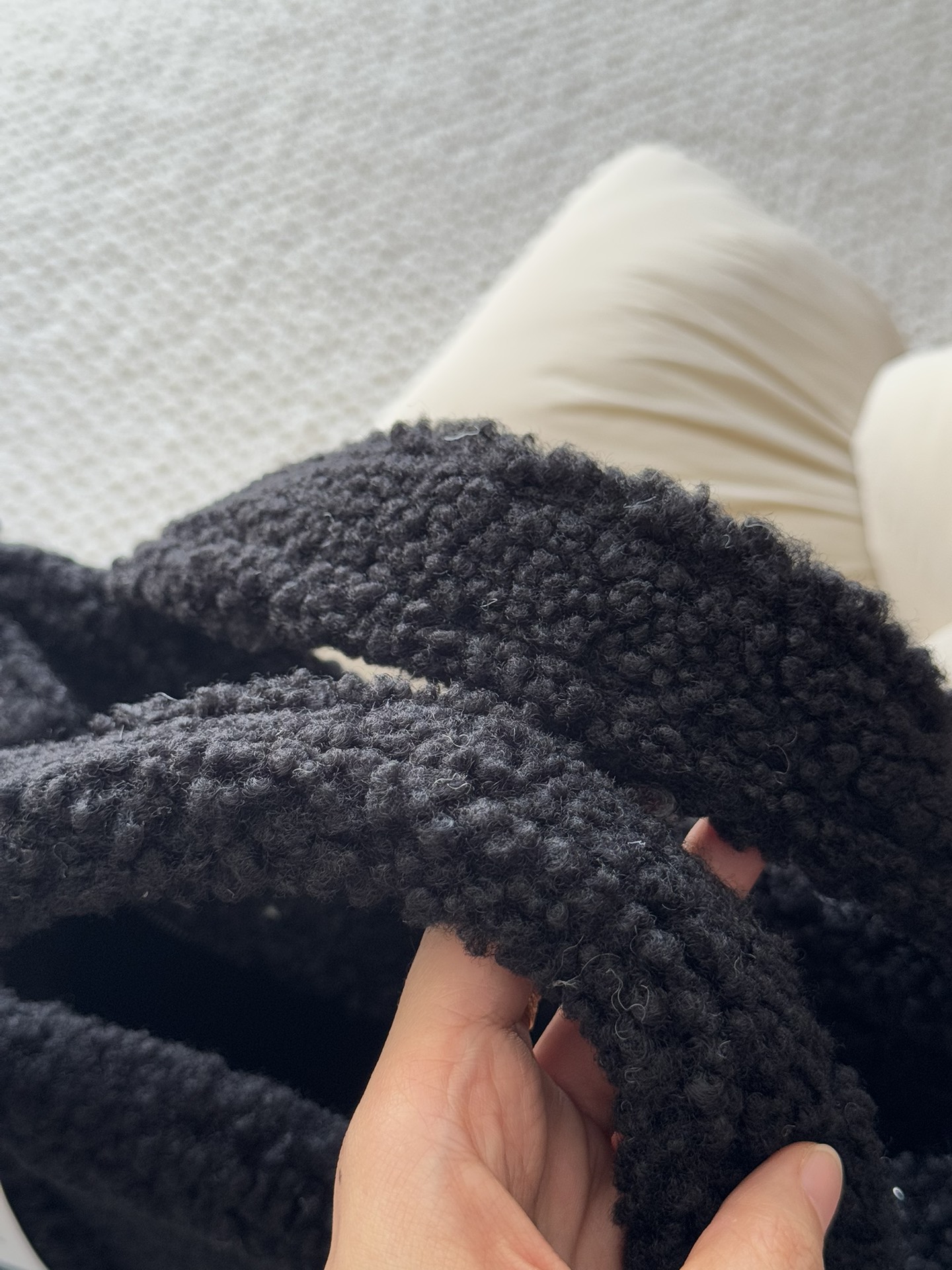 Crafted from soft, tactile shearling fleece. - Comprehensive 9