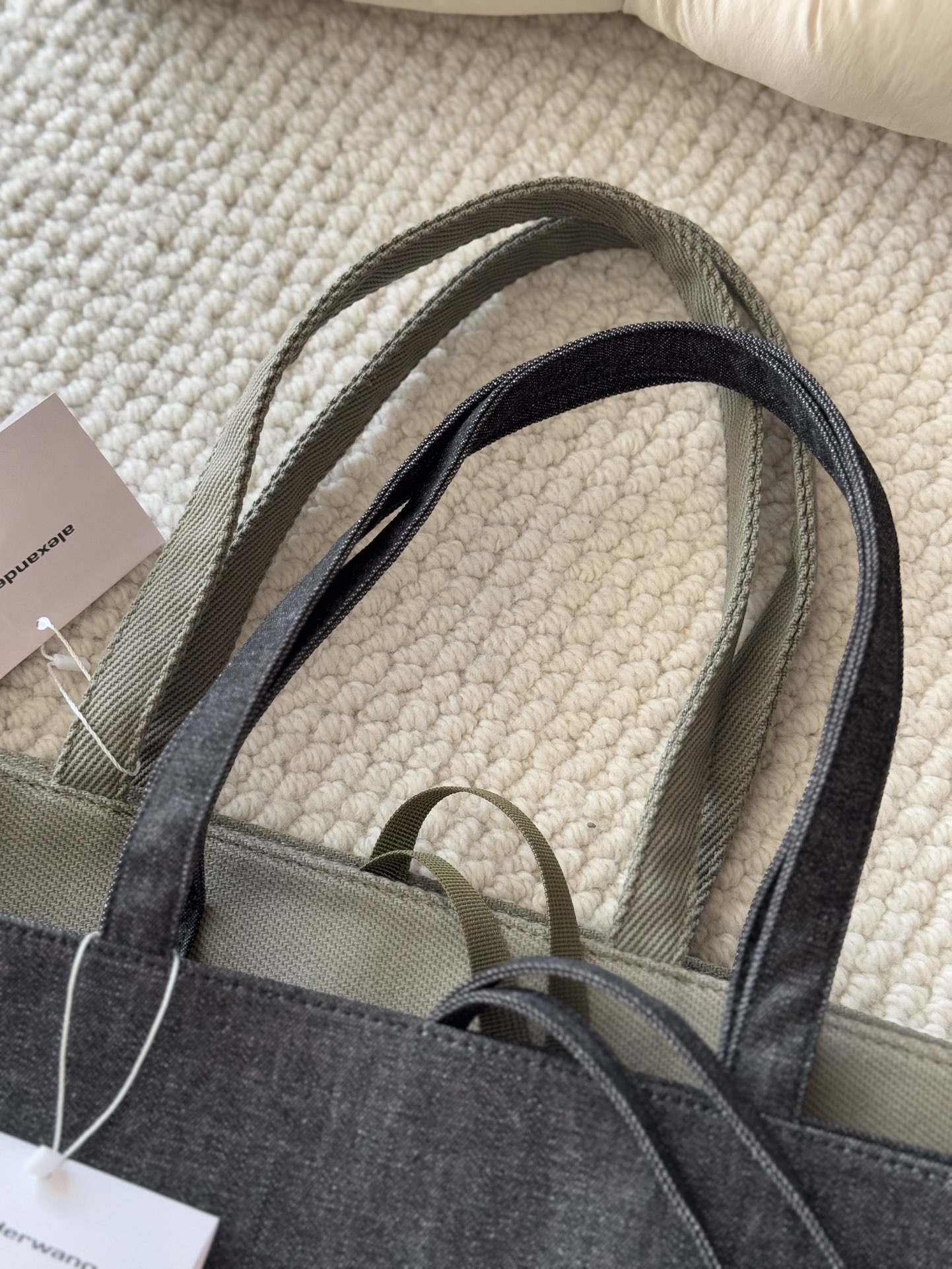 Classic tote silhouette with an inverted trapezoid structure, wider at - Comprehensive 2