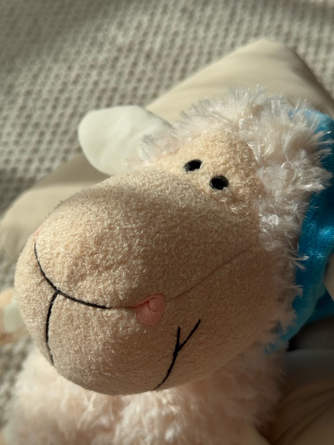Especially the Nici family's sleeping hat sheep is so cute and adorable - Hat 3