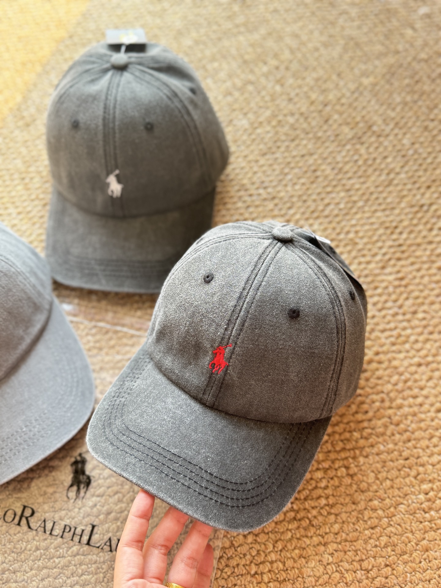 ▫️ Grey # Carbon Grey # (Red Label/White Label)A must-have retro RL gray - Hat 2