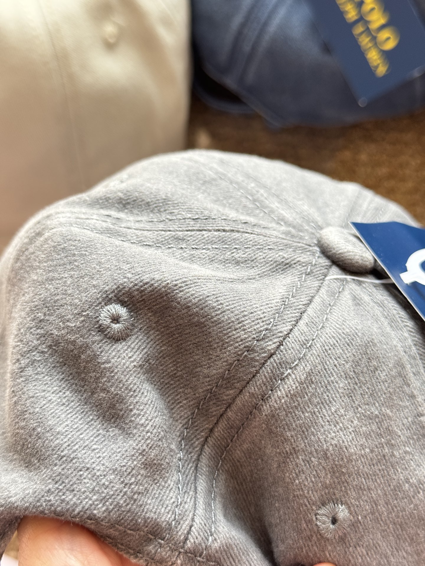 The matte texture of washed cotton makes the color of the hat body - Hat 7