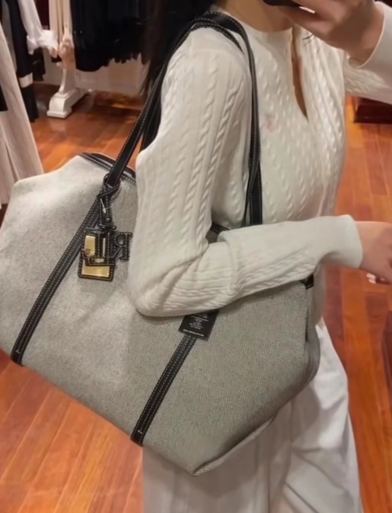 Sergio Rossi Haute Couture Classic Luxury Handbag Shoulder Crossbody Bag 2