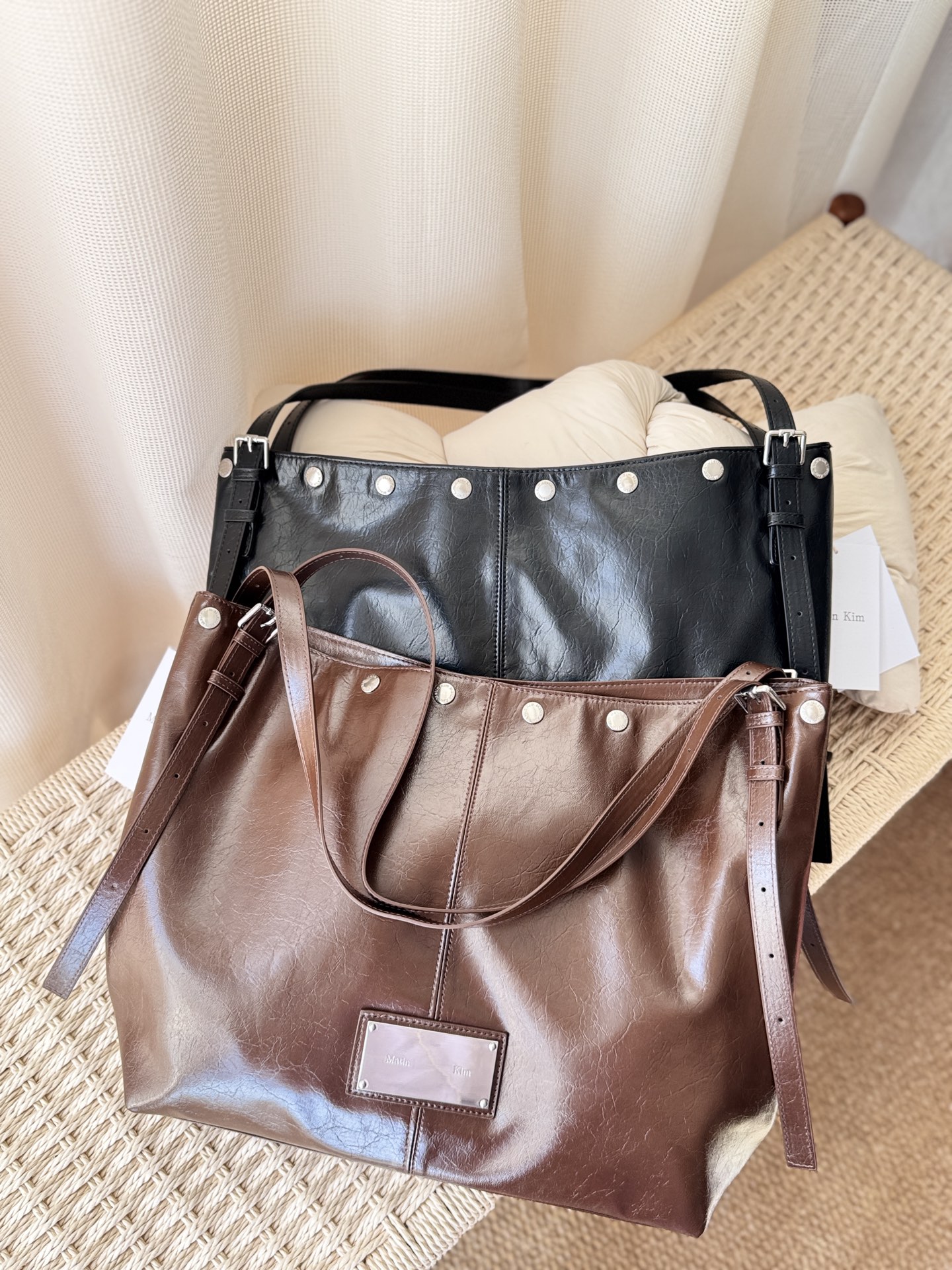 诺悠翩雅 Loro Piana 高定经典皮革女包手袋 #F36CC3E4 5