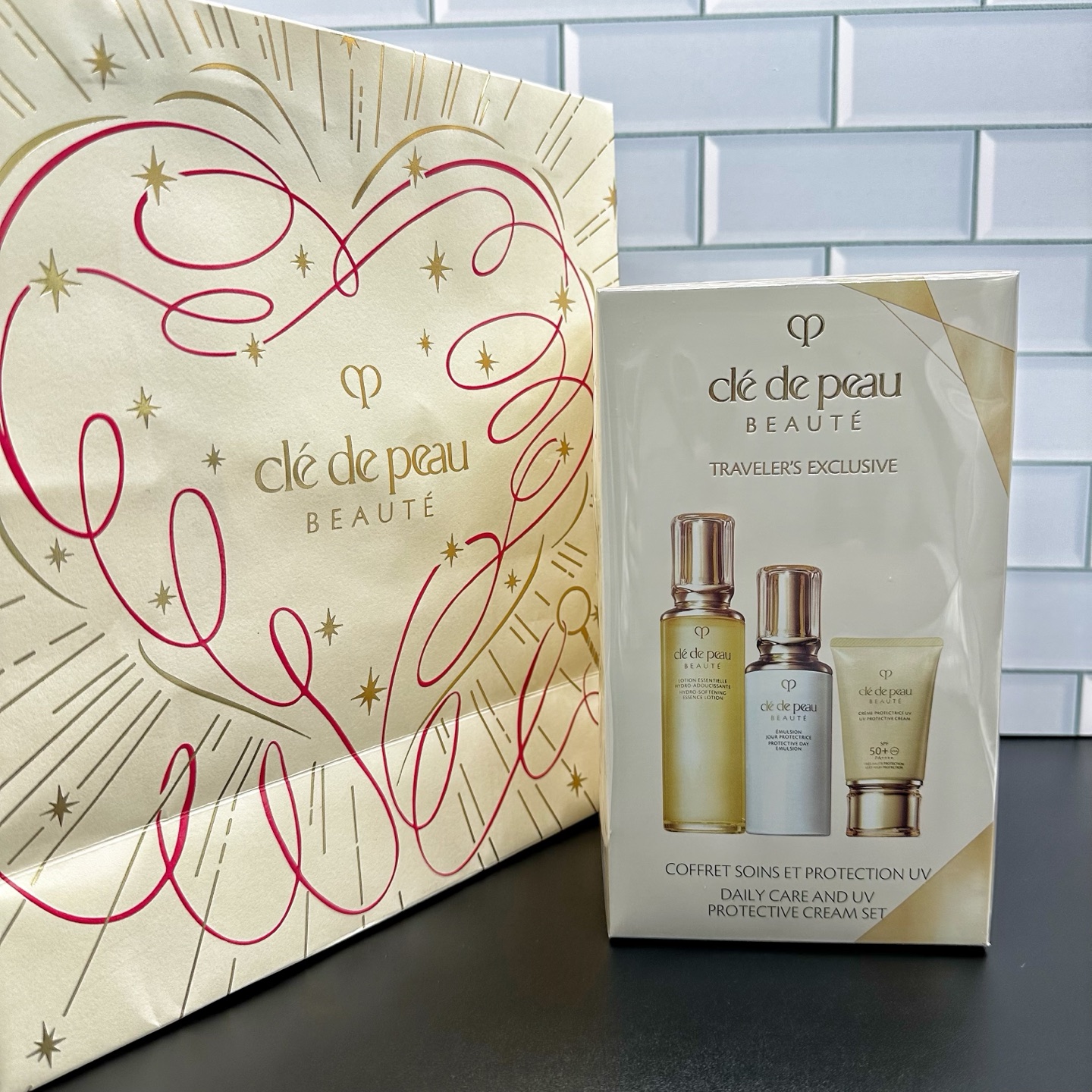 Tong/ Set de tres piezas de loción y protector solar CPB versión Mingtong, loción hidratante 170ml, emulsión …
