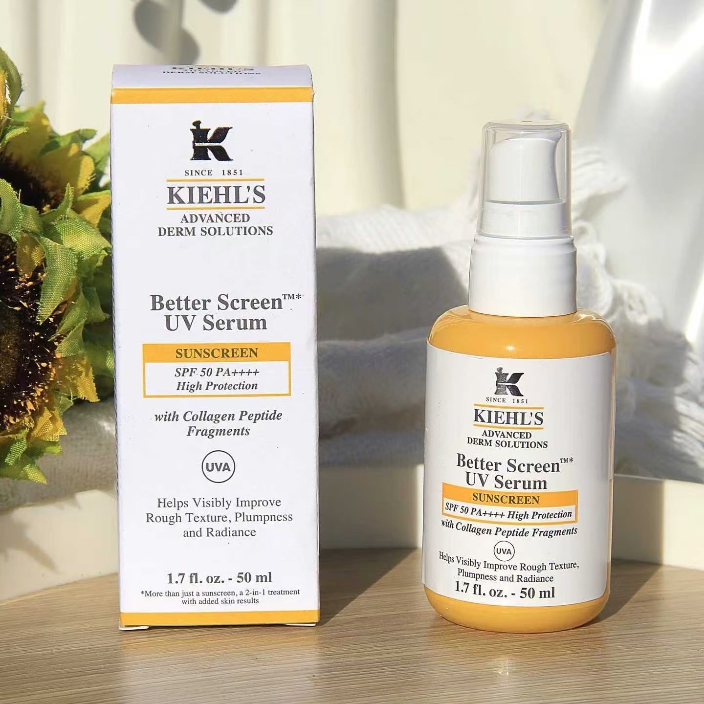 ¡Protector solar Kiehl's Collagen Shield 50ml!