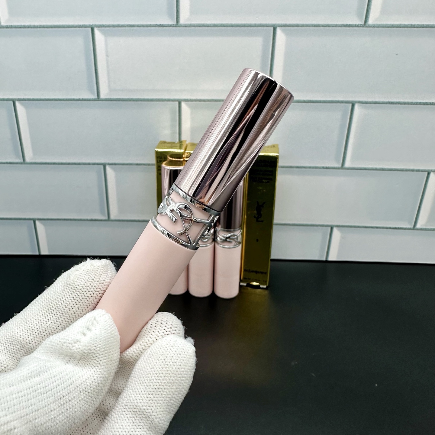Tong/Saint Laurent nude fine tube lipstick Mingtong version 3g 01# 03# 04# 05# 07# 02# 06# 08# 09# 44# exclus…