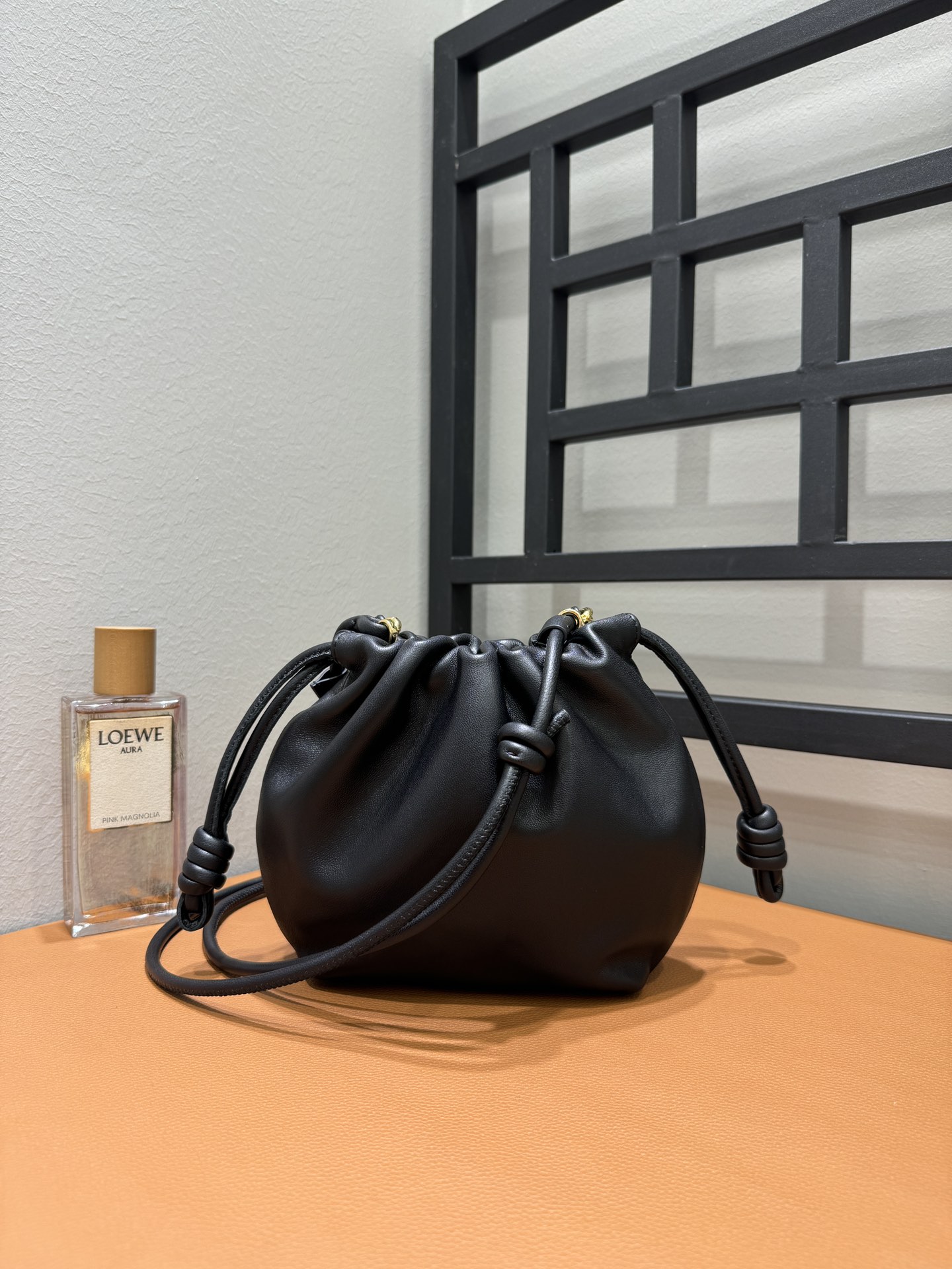 LOEWE Flamenco Purse Small Nappa Leather Black with Chain Detail 4 i1711309806 3934 5