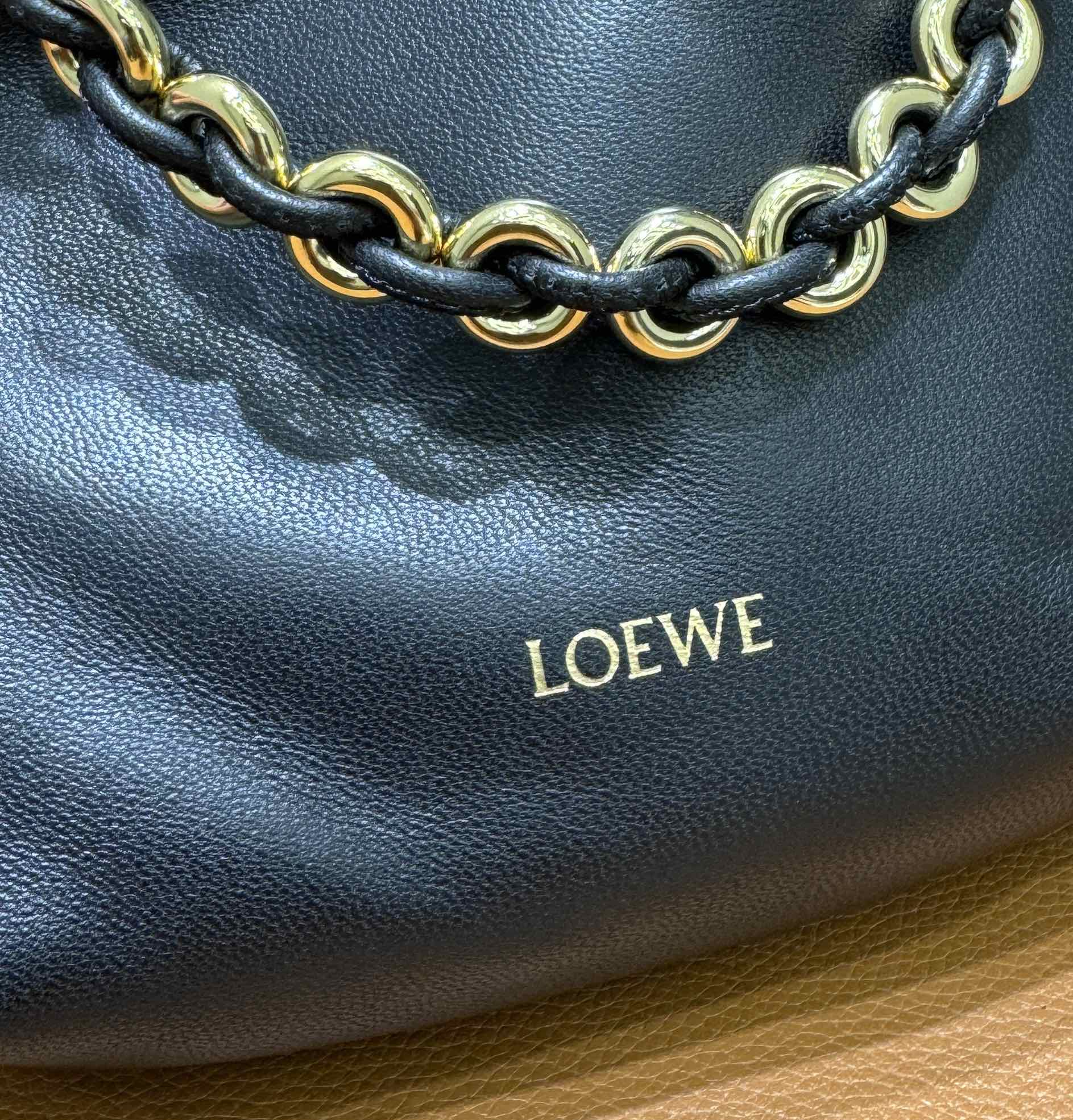 LOEWE Flamenco Purse Small Nappa Leather Black with Chain Detail 6 i1711309806 4364 6