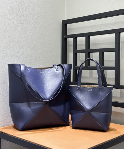 Loewe Puzzle Tote Bag in Midnight Blue: Stylish, Spacious, and Sophisticated 1 Loewe Puzzle Tote Bag in Midnight Blue: Stylish, Spacious, and Sophisticated