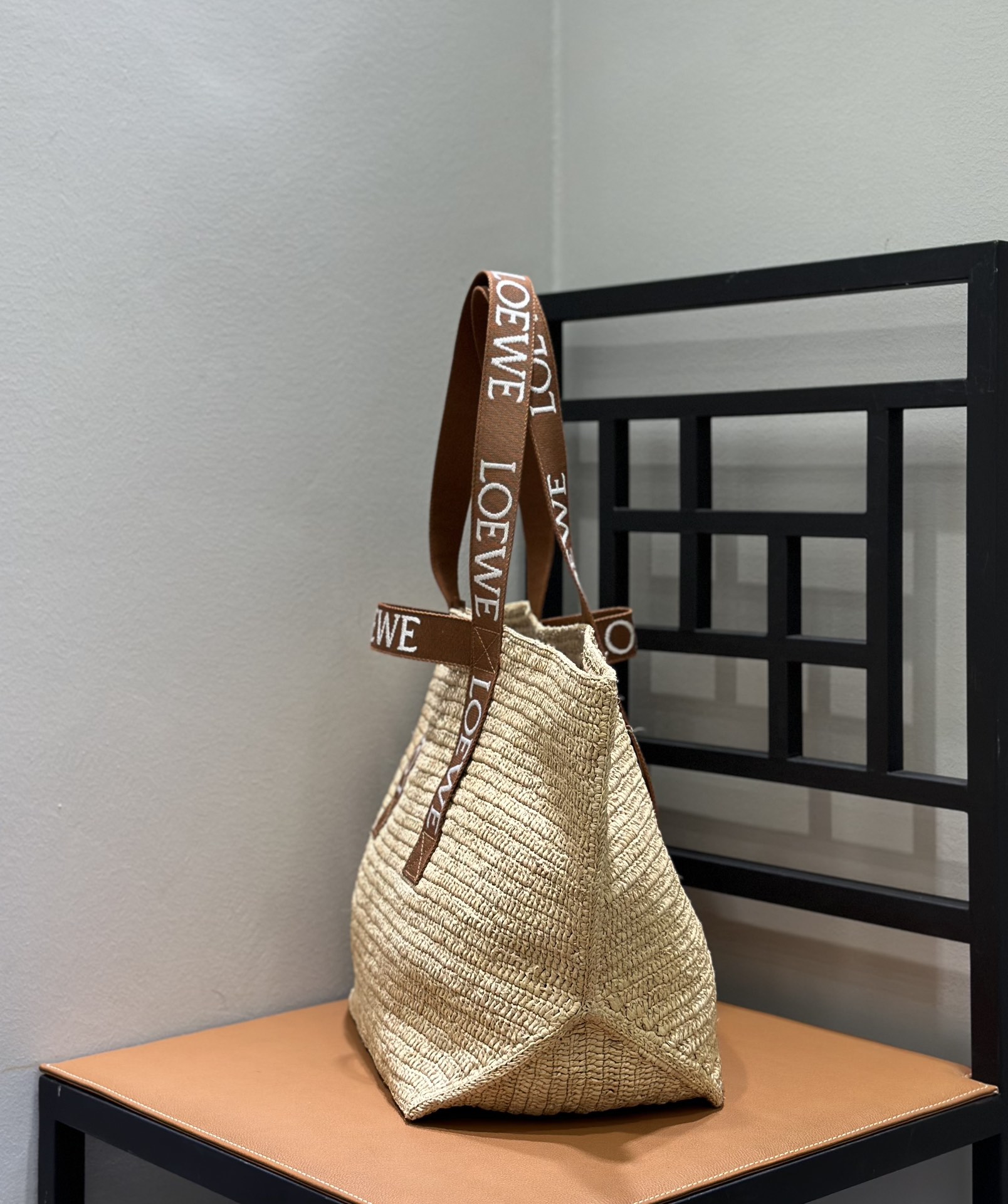 Loewe Raffia Basket Bag, Summer Limited Edition Tote with Logo Straps 5 i1720519806 6253 3