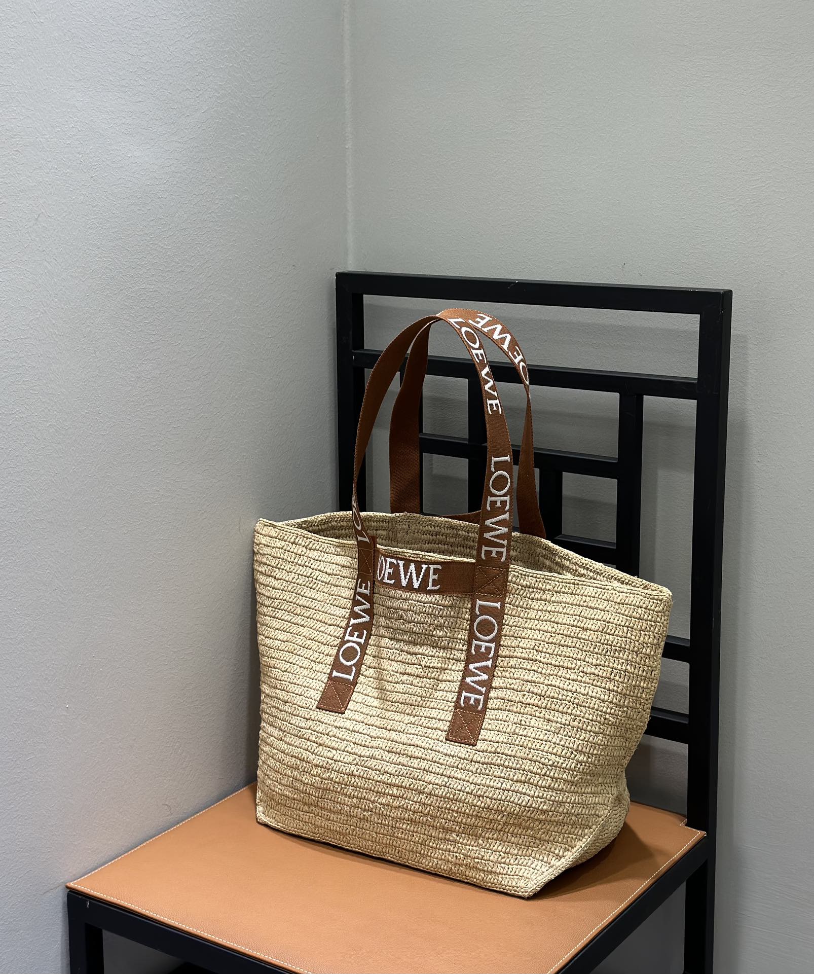 Loewe Raffia Basket Bag, Summer Limited Edition Tote with Logo Straps 3 i1720519806 9280 0