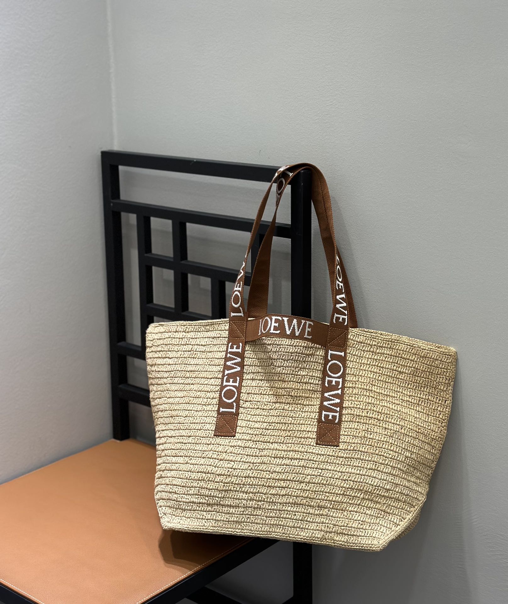 Loewe Raffia Basket Bag, Summer Limited Edition Tote with Logo Straps 9 i1720519807 5328 7