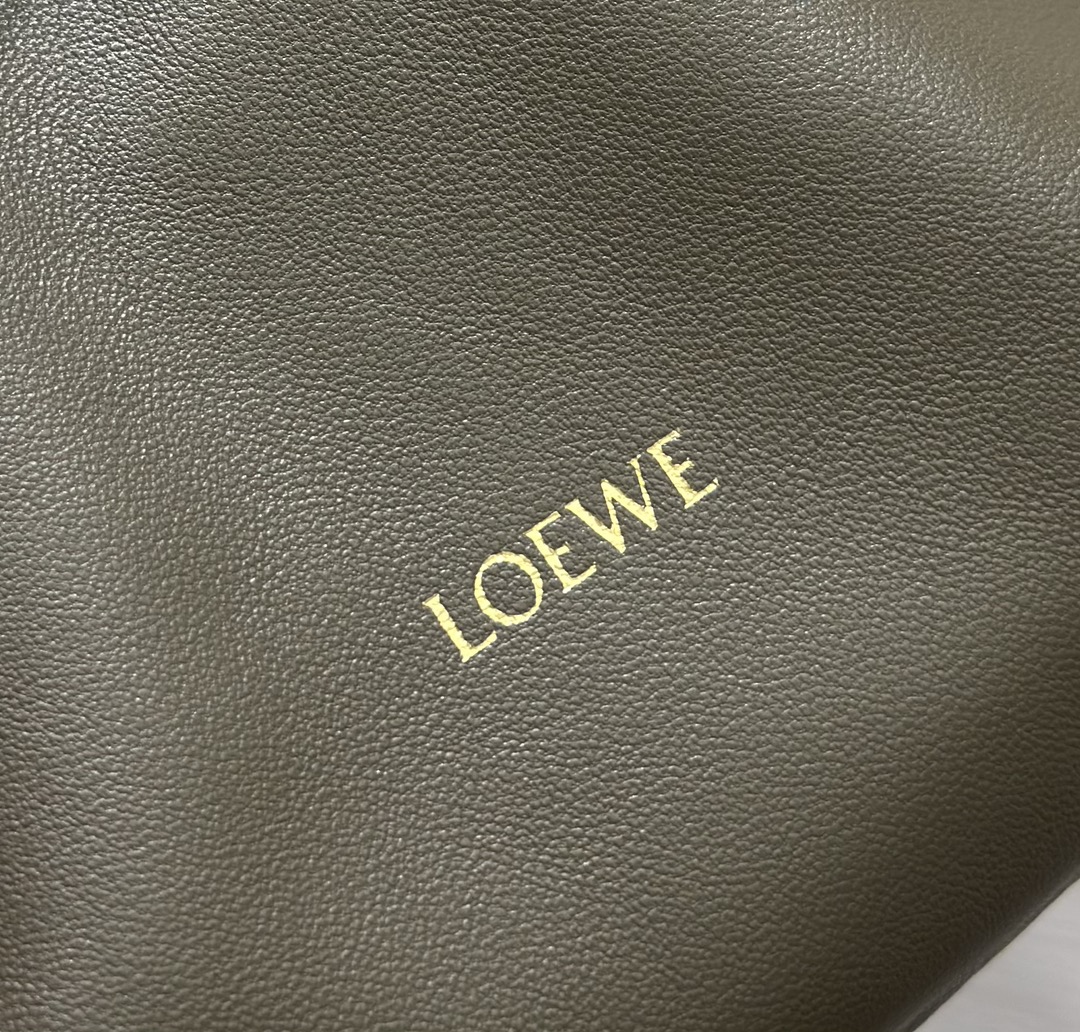 LOEWE Flamenco Purse Small Napa Leather Bag with Donut Chain - Olive 7 i1720528791 1288 1